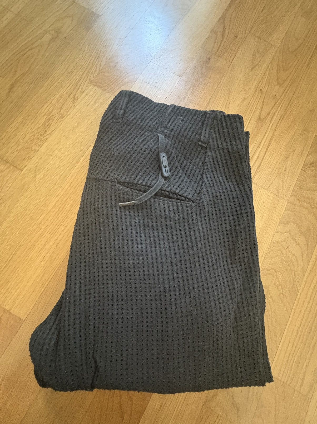 Boris Bidjan Saberi BBS collectors item perforated pants size large Size US 32 / EU 48 - 1 Thumbnail