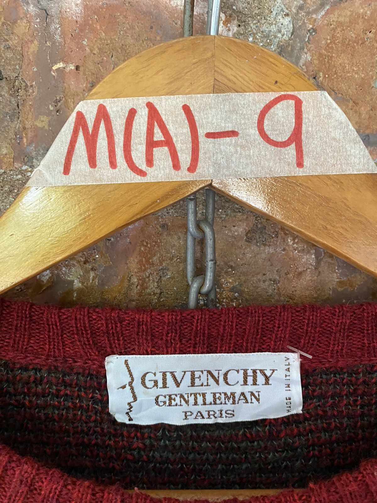 Givenchy 1990s Givenchy Wool Mohair Alpaca knit Size US L / EU 52-54 / 3 - 8 Thumbnail