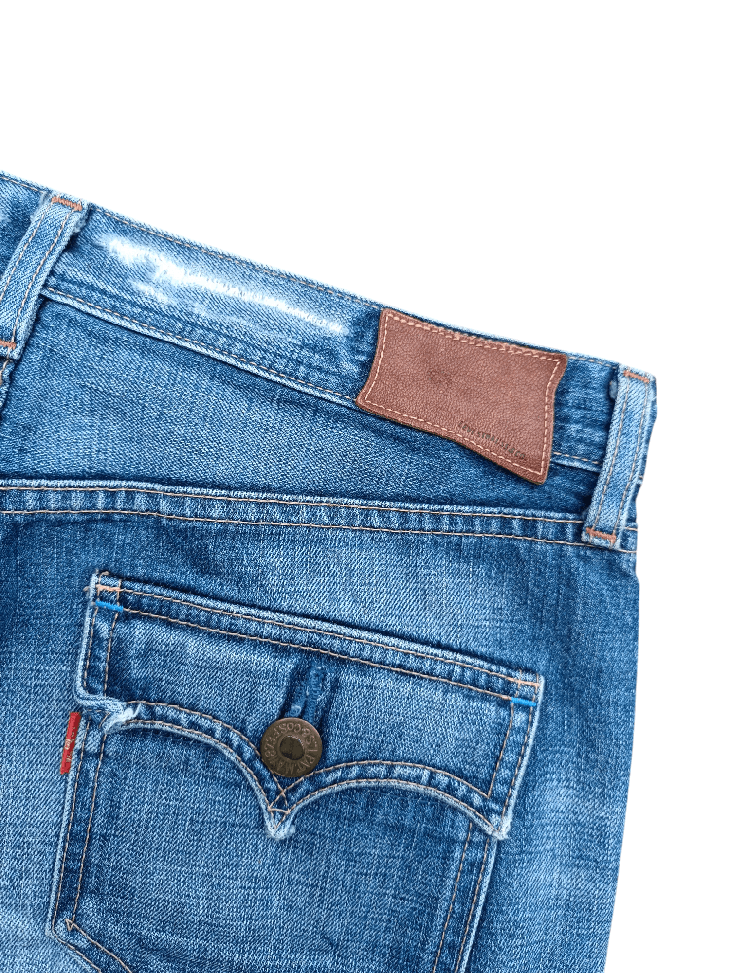 Levi's × Levi's Made & Crafted × Vintage Vintage 80s Flared Selvedge Denim Levis Jeans Size US 30 / EU 46 - 5 Thumbnail