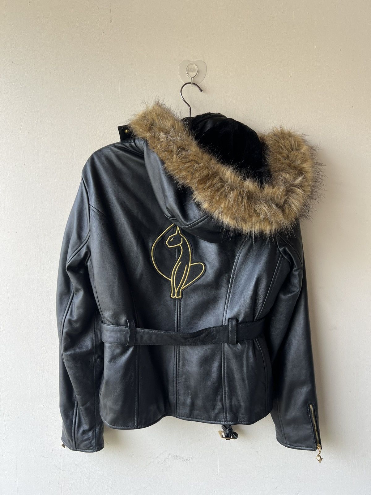 Leather Baby Phat Nappa Leather Jacket Hoodie Size L / US 10 / IT 46 - 3 Thumbnail