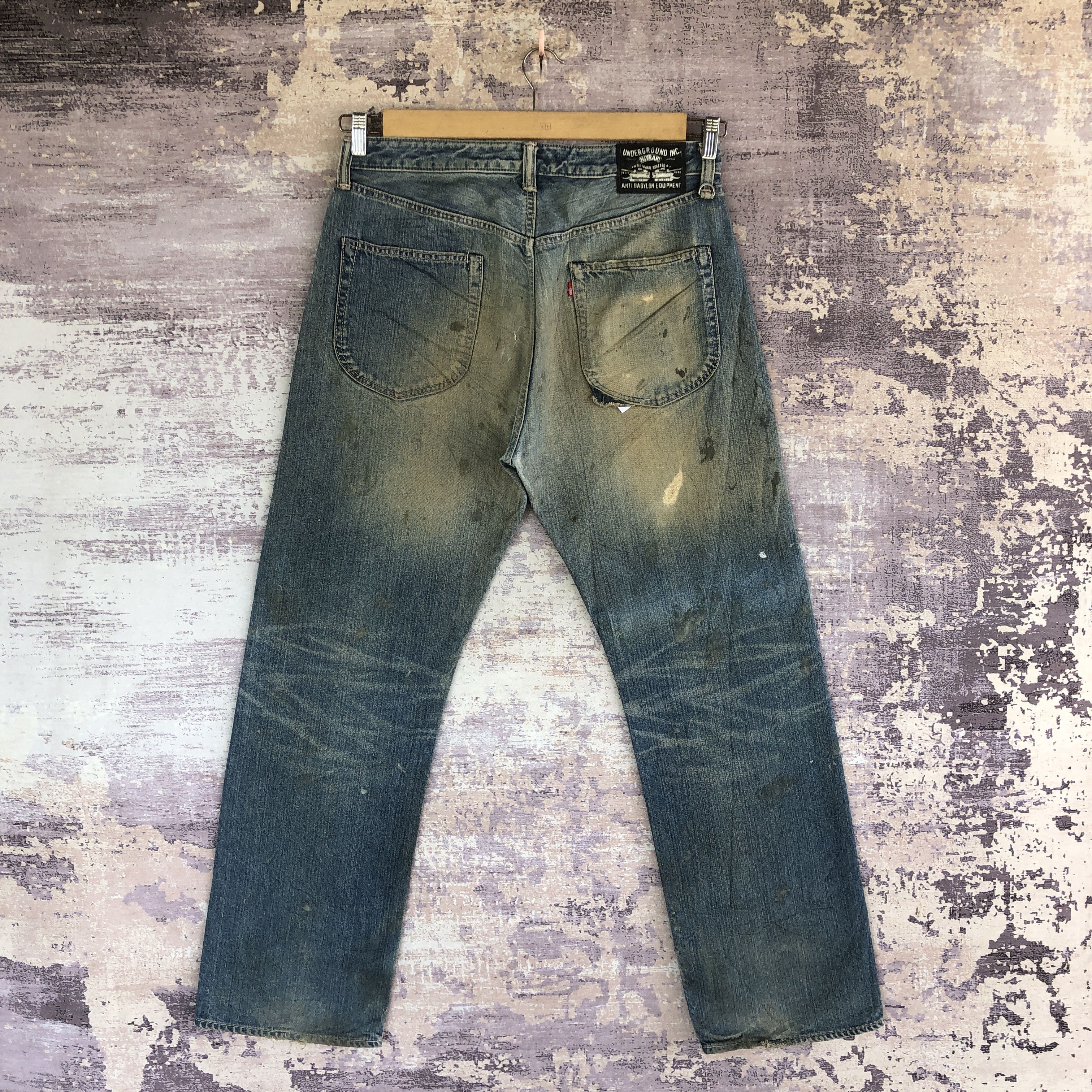 Nitraid Vintage Nitraid Anti Babylon Japan Jeans Mud Wash Denim Size US 34 / EU 50 - 2 Thumbnail
