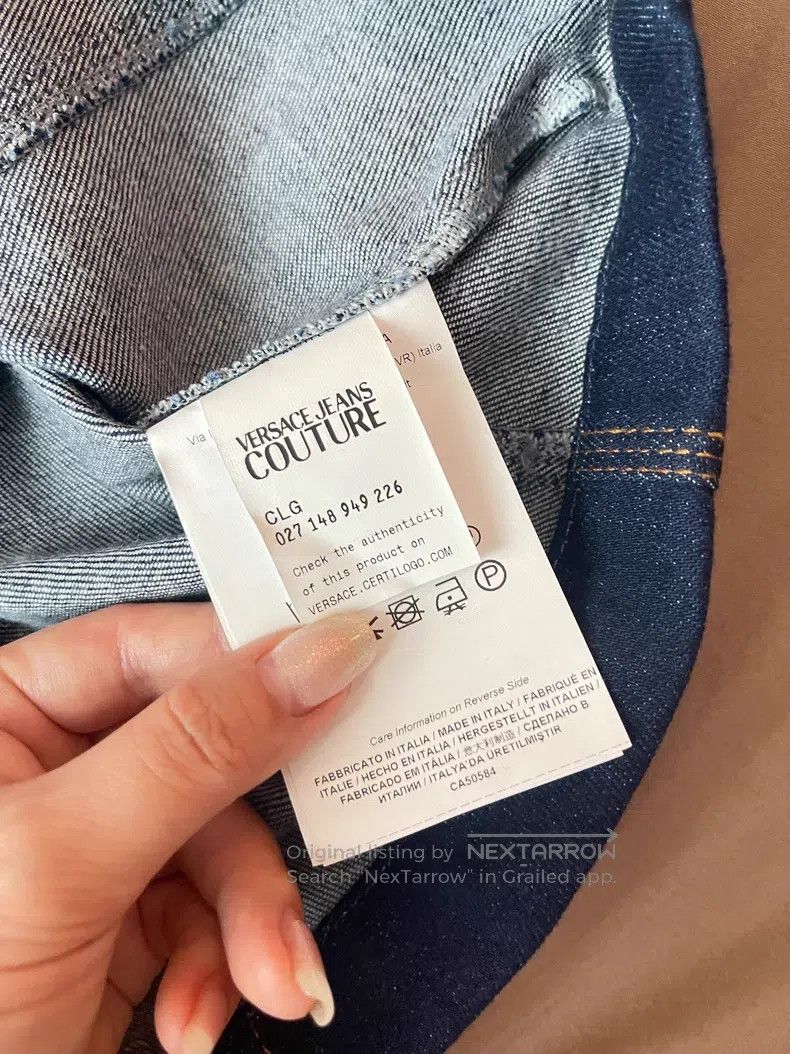 Versace Versace Sexy slim hip-hugging denim skirt Size S / US 4 / IT 40 - 8 Thumbnail