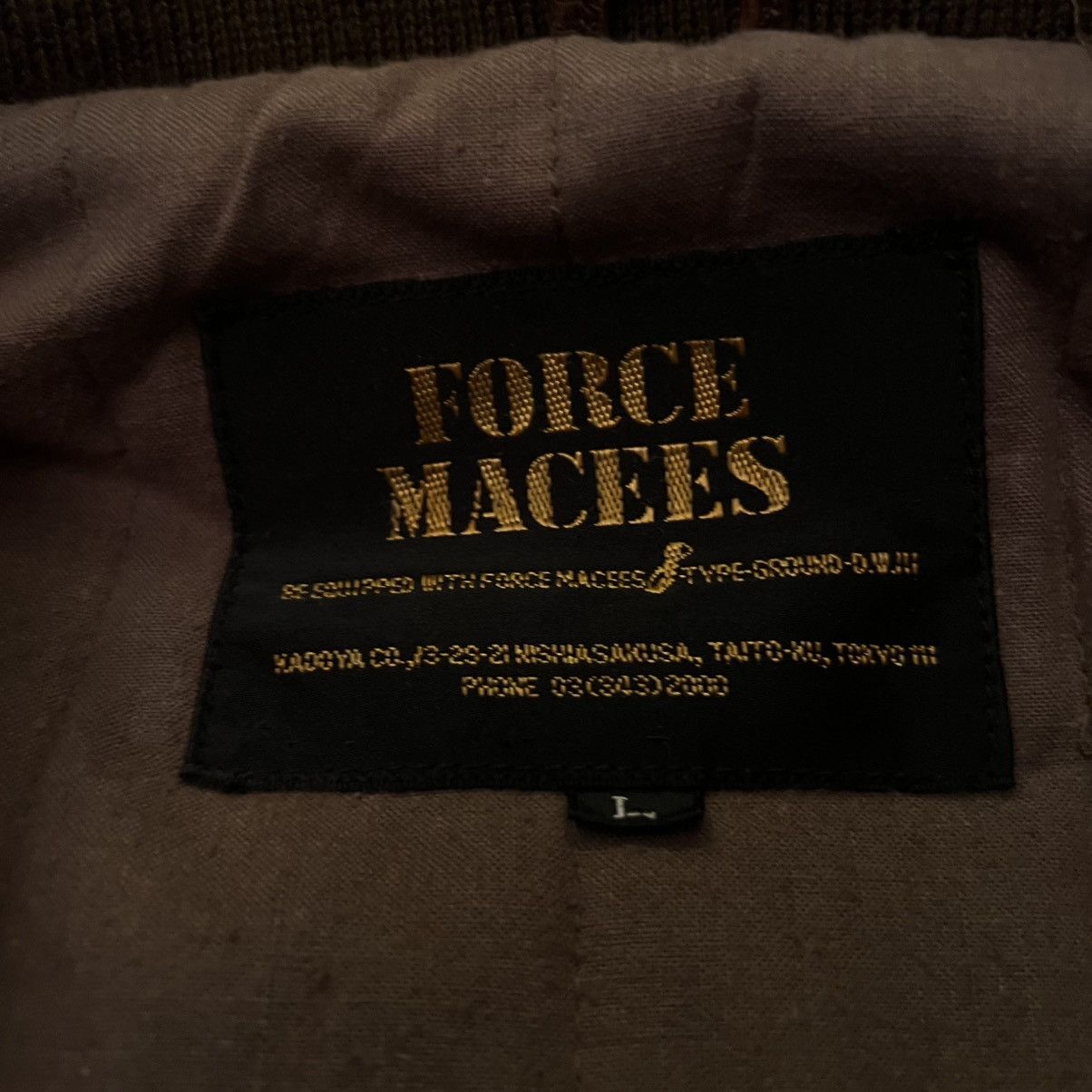 Kadoya Kadoya Force Macees Racing Sheepskin Flight Jacket Size US L / EU 52-54 / 3 - 4 Thumbnail