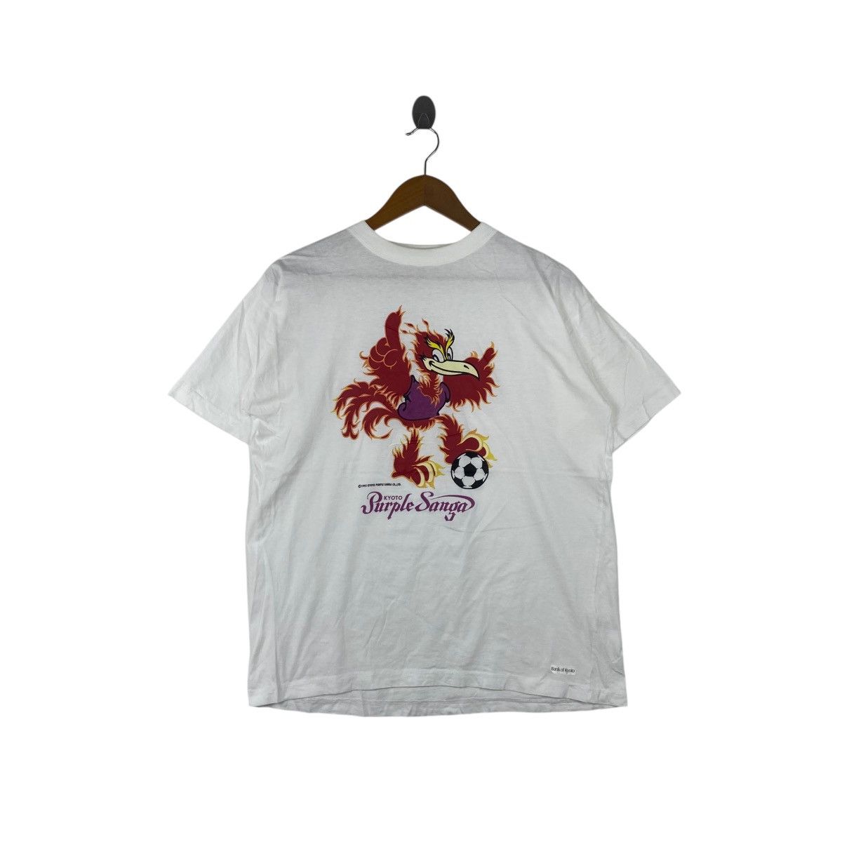 Vintage Vintage 1995 KYOTO PURPLE SANGA Pursa Kun Mascot Tee Shirt Size US L / EU 52-54 / 3 - 1 Thumbnail