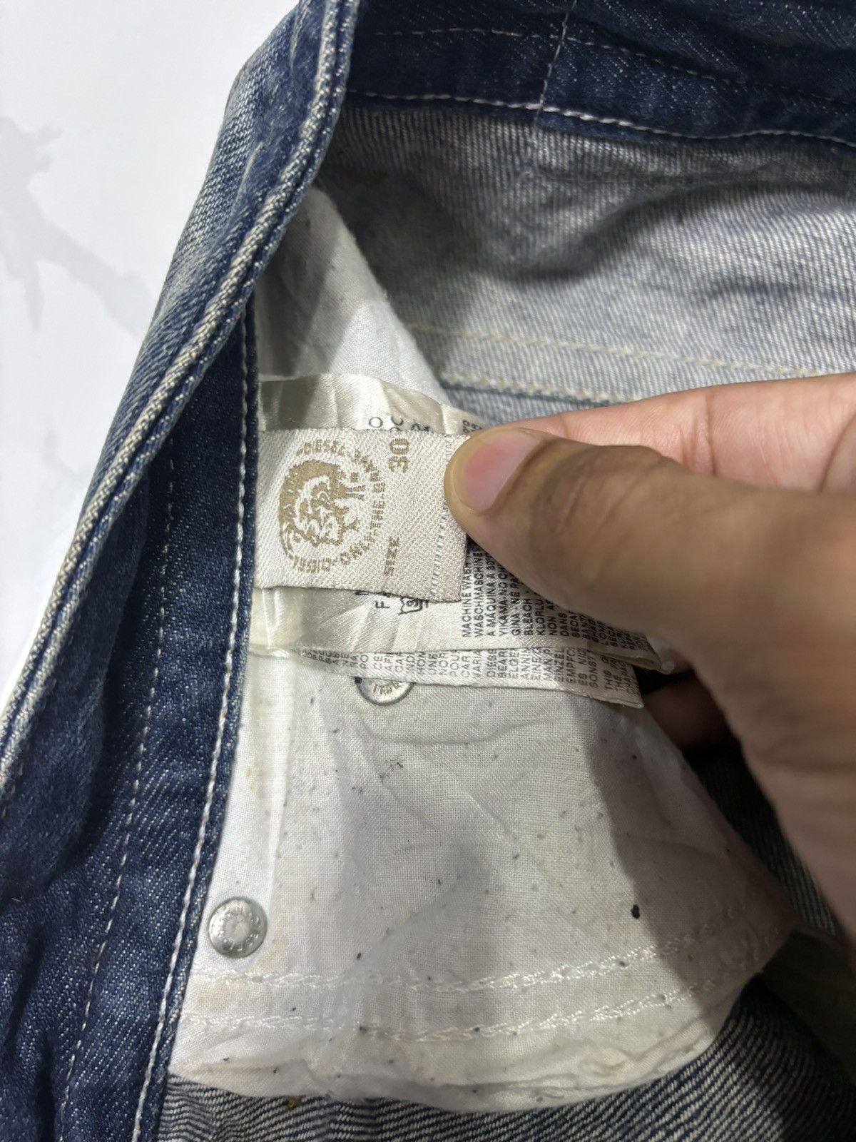Diesel DIESEL CLAW MARK DISTRESSED SLIM SKINNY JEANS Size US 34 / EU 50 - 13 Thumbnail