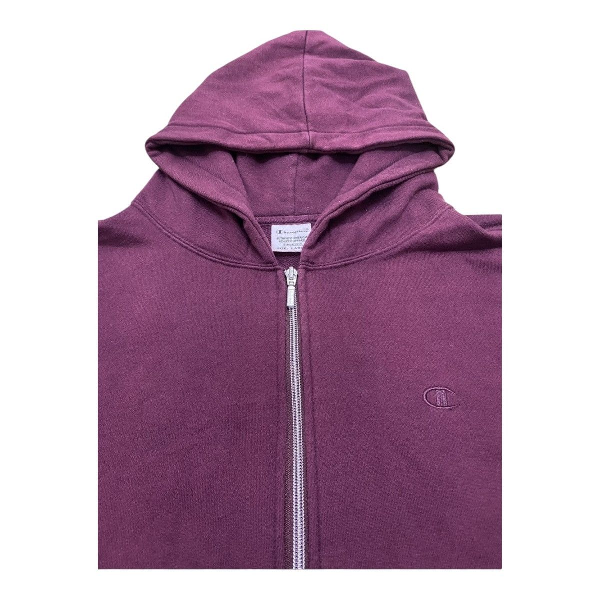 Champion × MLB CHAMPION HOODIE ZIPPER UP VINTAGE RARE MAROON COLOUR Size US L / EU 52-54 / 3 - 2 Thumbnail