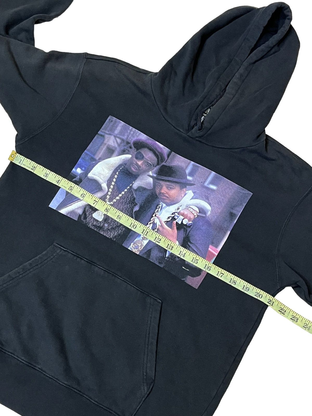 Rap Tees GRAIL🔥SLICK RICK FT REVEREND RUN PHOTO PULLOVER HOODIES Size US L / EU 52-54 / 3 - 8 Thumbnail