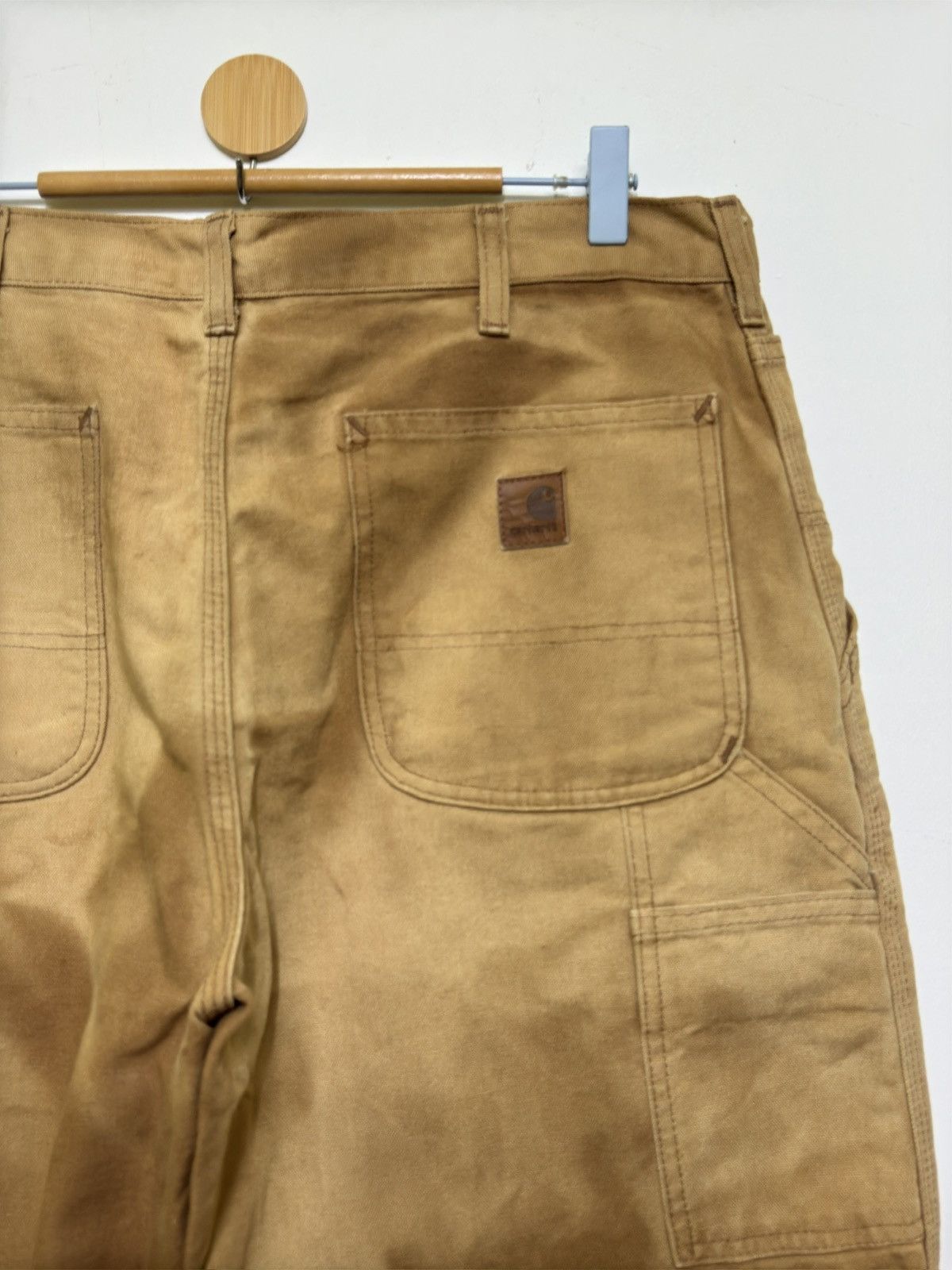 Carhartt Vintage Carhartt Super Faded Carpenter Pants Dungaree Fit Size US 35 - 10 Thumbnail