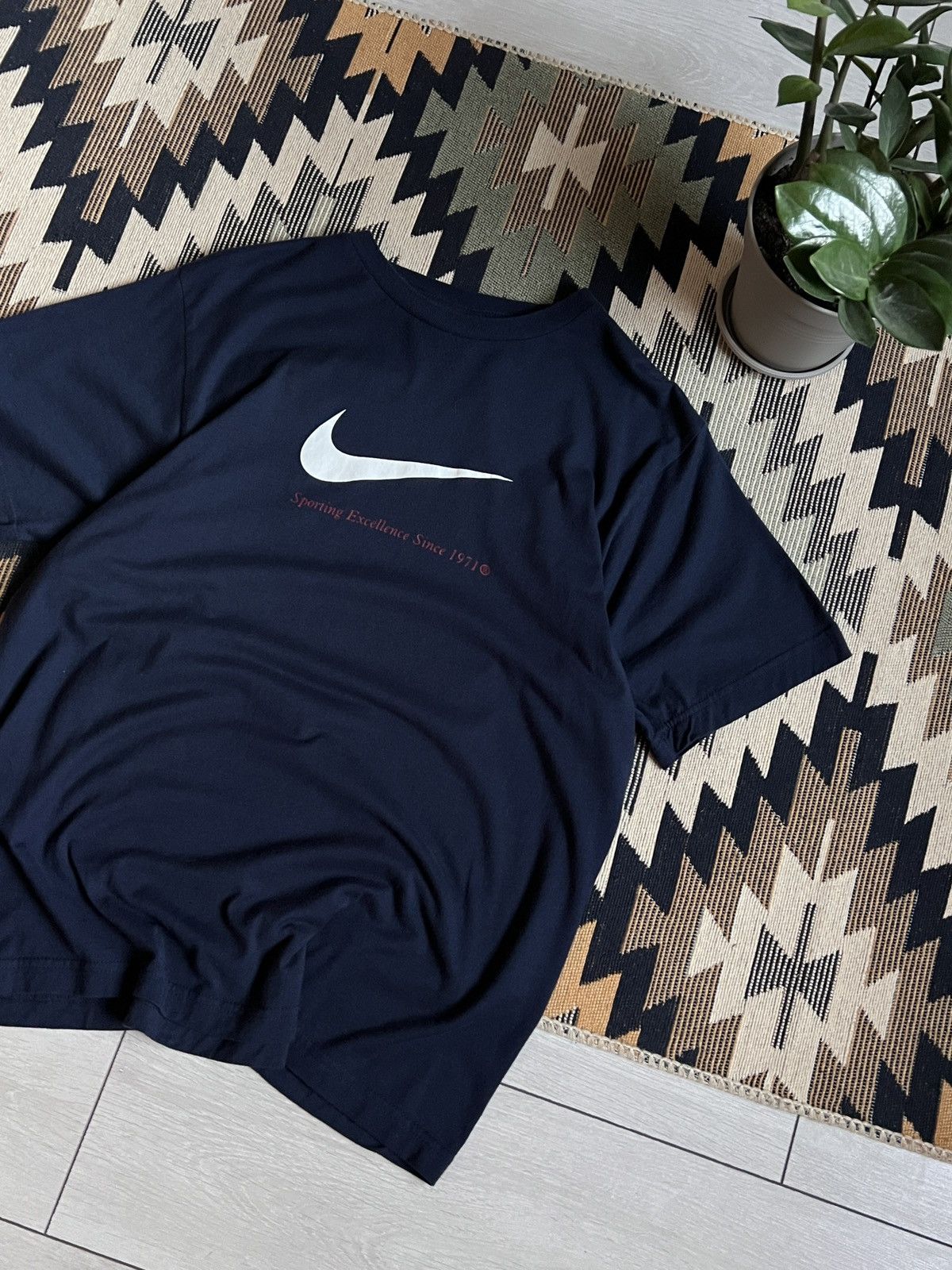 Nike Nike Vintage Sporting Excellence Since 1971 Shirt Size US M / EU 48-50 / 2 - 4 Thumbnail