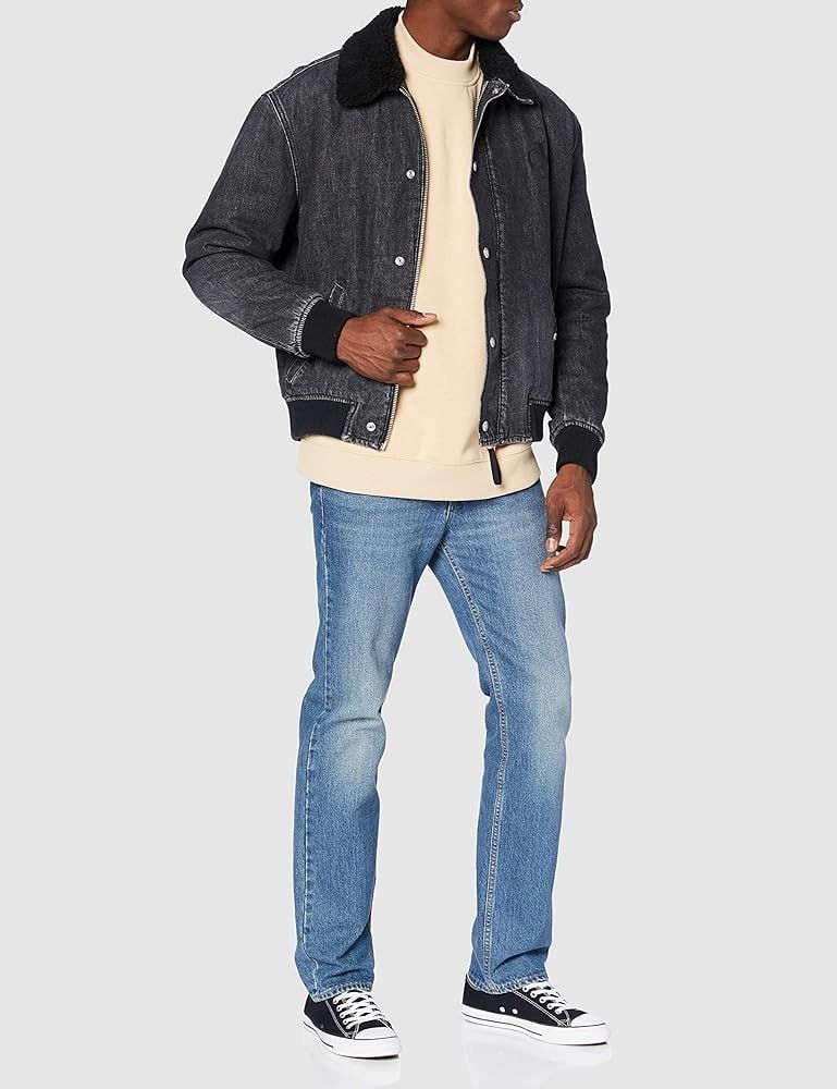 Calvin Klein Calvin Klein Jeans Sherpa Flight Bomber Denim Jacket Raf Size US M / EU 48-50 / 2 - 2 Thumbnail