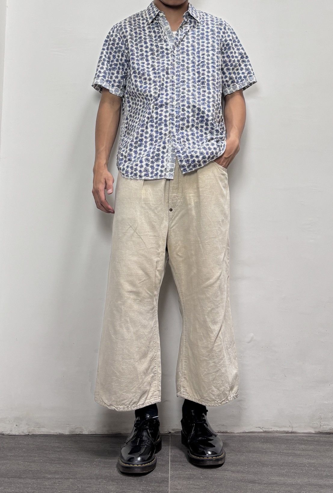 Comme des Garcons Homme FREE IMPORT TAX Paisley SS Shirts Size US S / EU 44-46 / 1 - 1 Thumbnail