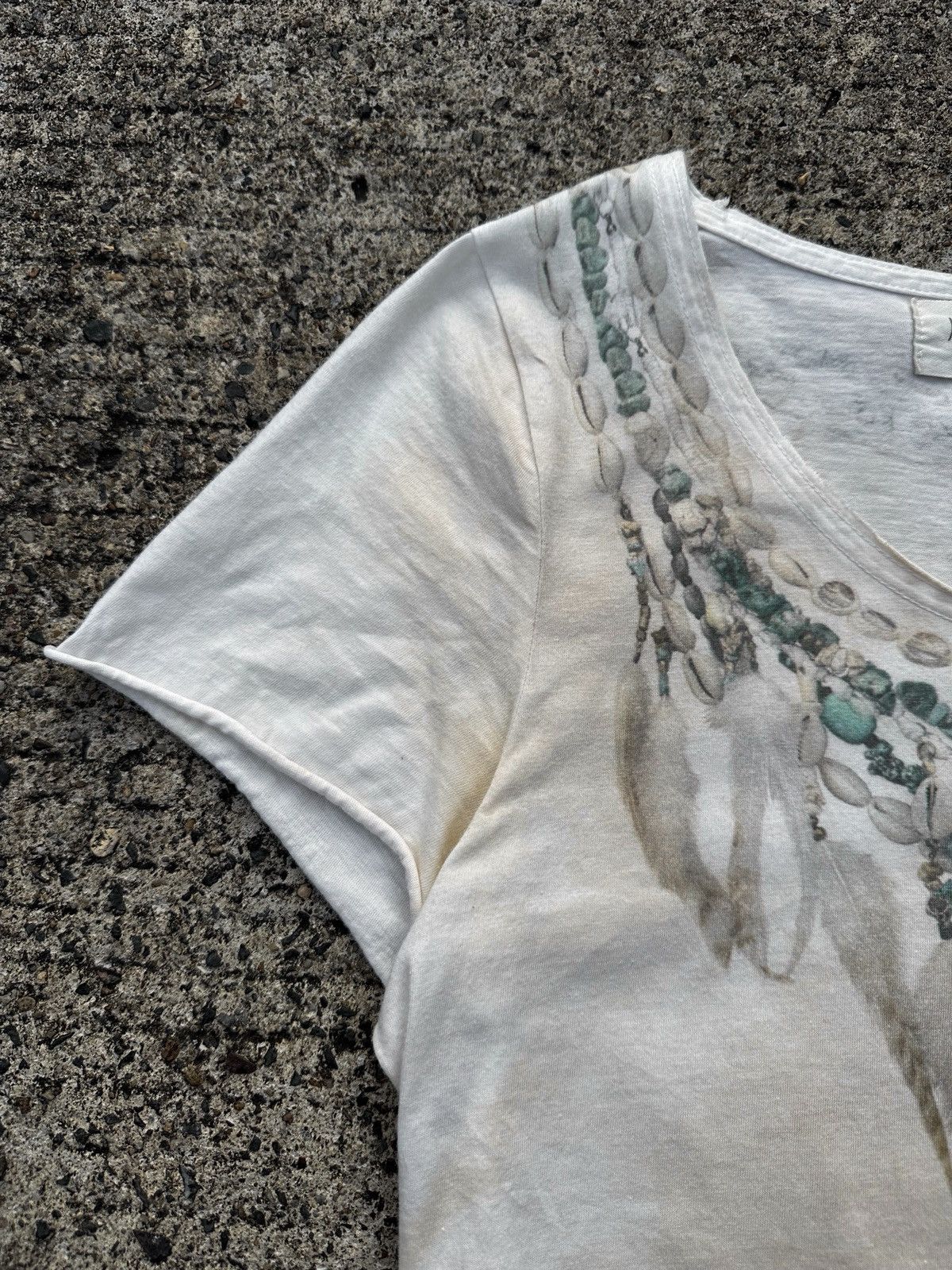 Japanese Brand × KMRii × Le Grande Bleu (L.G.B.) G.O.A. 00’s Feather Necklace Tee Size US S / EU 44-46 / 1 - 6 Thumbnail