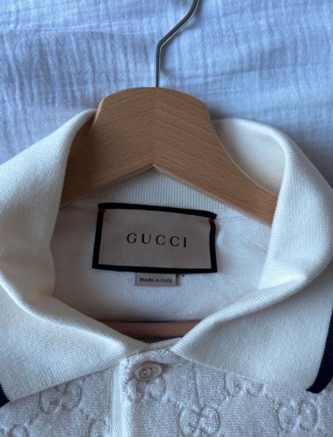 Gucci Polo Long GG jacquard Size US L / EU 52-54 / 3 - 3 Thumbnail