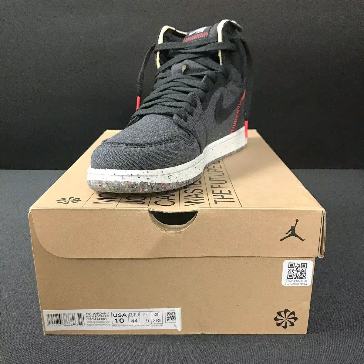 Jordan Brand Air Jordan 1 High Zoom “Crater” Space Hippie Size US 10 / EU 43 - 1 Thumbnail