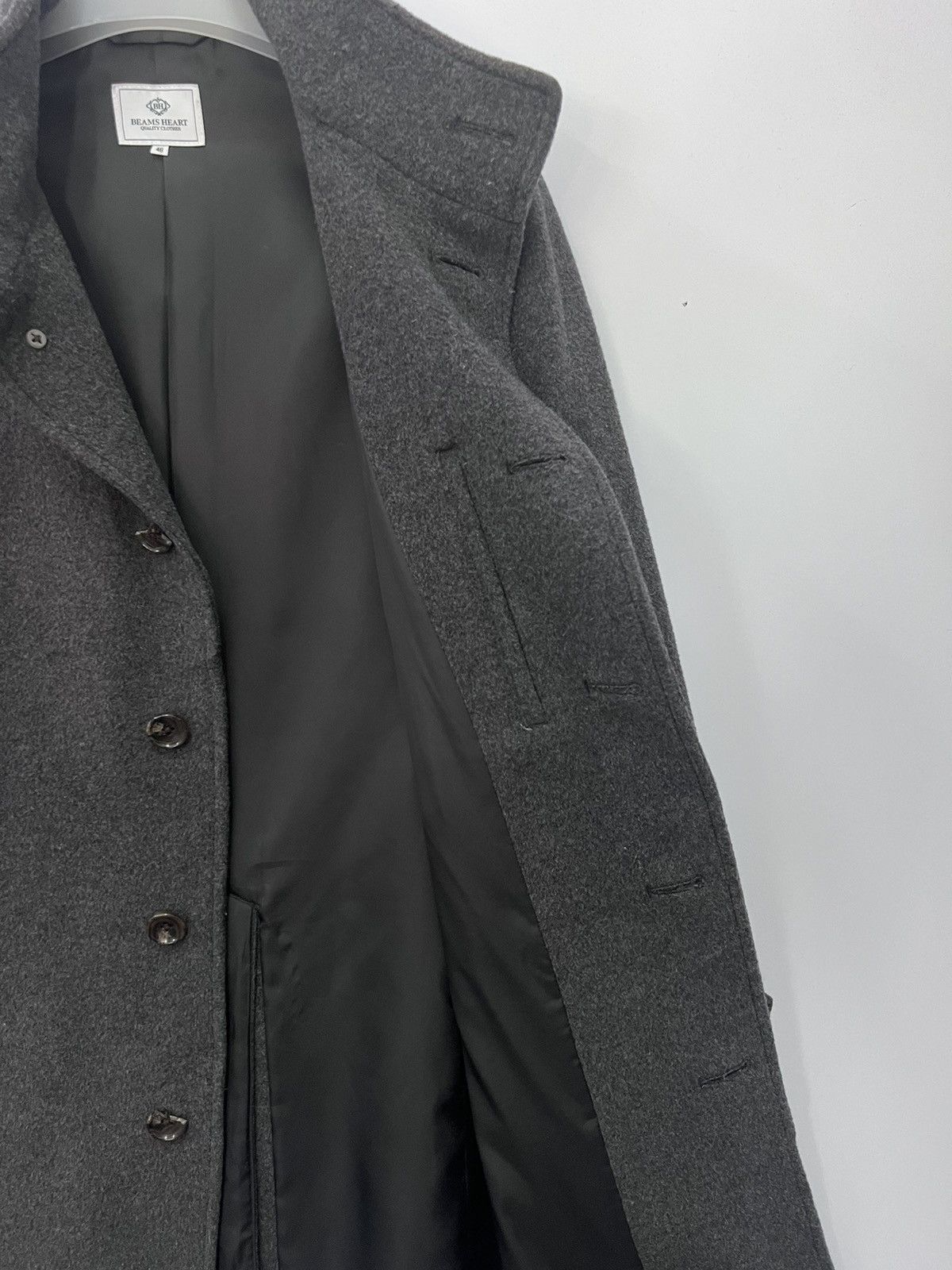 Beams Plus 🔥 Beams Heart Wool long coat Size US S / EU 44-46 / 1 - 6 Thumbnail