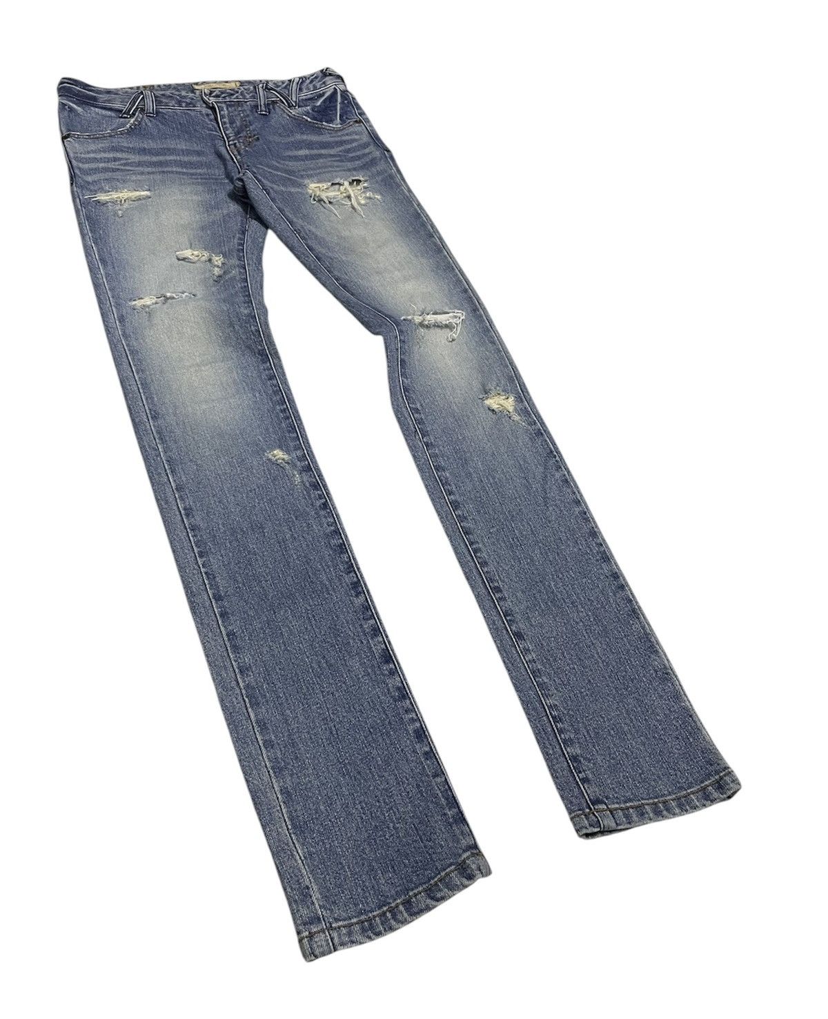 Tornado Mart TornadoMart Japan Distressed Skinny Jeans Size US 28 / EU 44 - 2 Thumbnail