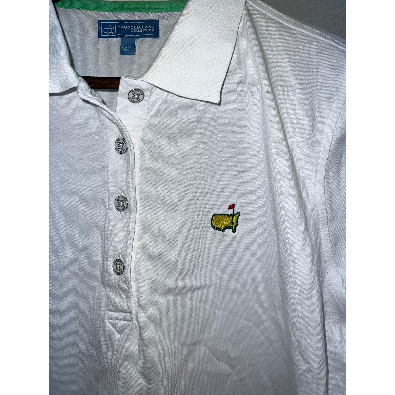 Magnolia Pearl Augusta Golf Polo Shirt Magnolia Lane Collection Golfing Tee Size US L / EU 52-54 / 3 - 3 Thumbnail