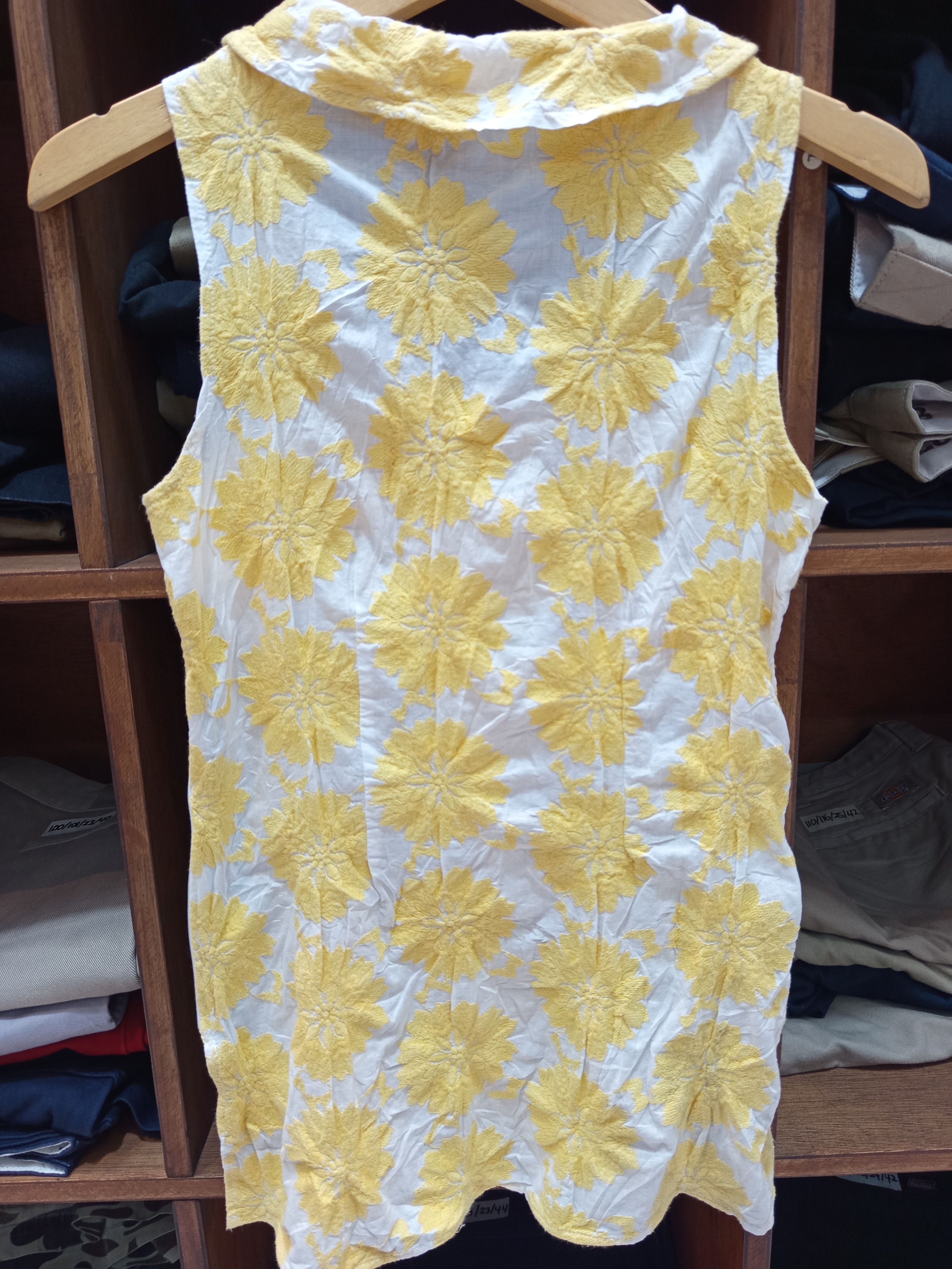 Vintage Nara Camicie Floral Sleeveless Blouse Size S / US 4 / IT 40 - 6 Thumbnail