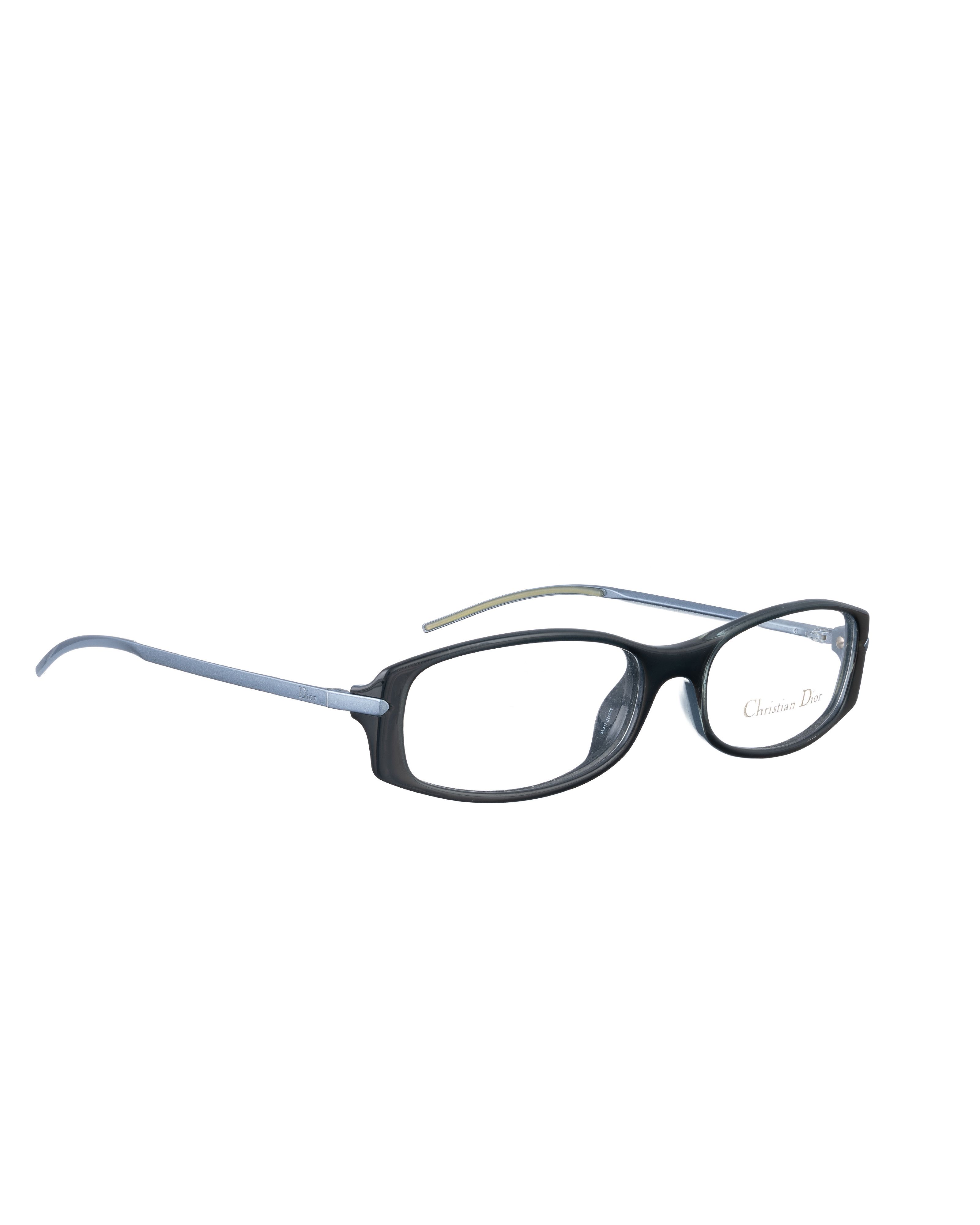 Dior Dior 00s Black & Baby Blue Glasses with Thin Temples Size ONE SIZE - 2 Thumbnail