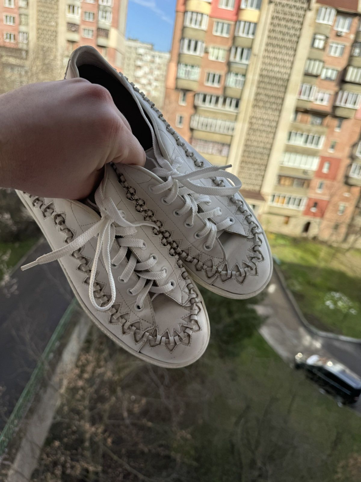 Alaia Alaia Alaïa Paris Leather Sneakers Size 41 Size US 10 / IT 40 - 8 Thumbnail