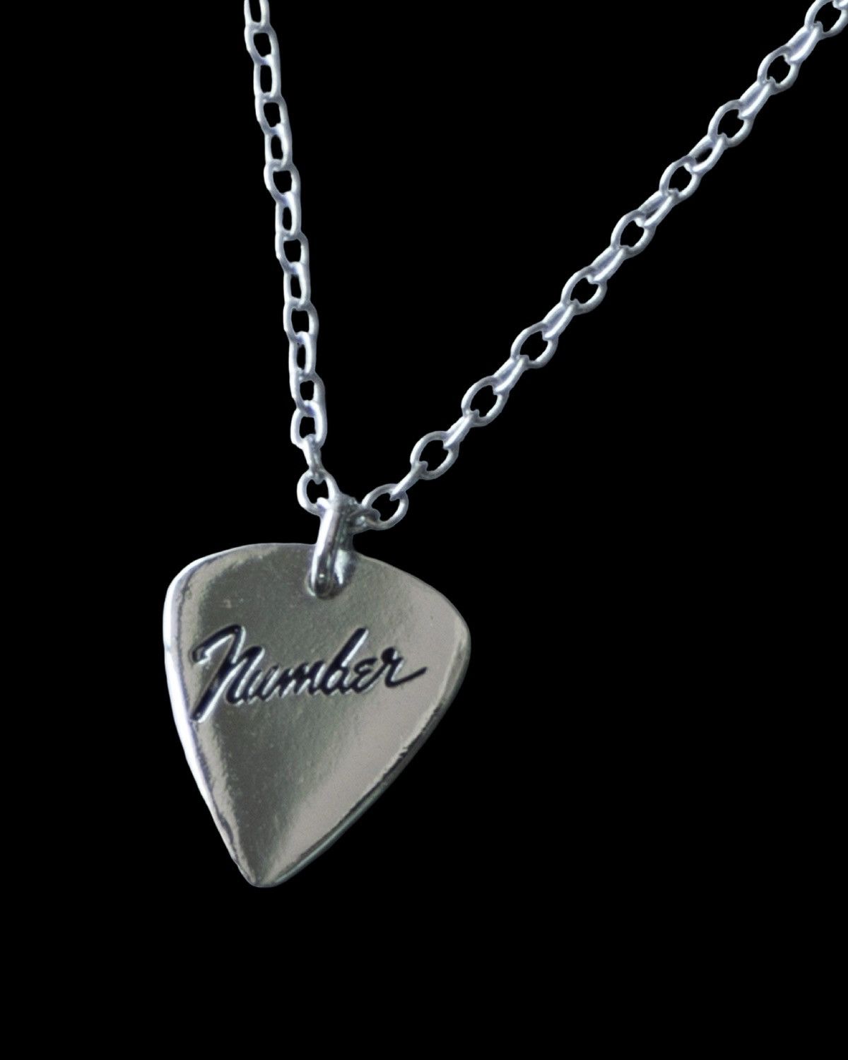Number (N)ine Fender Logo Silver Necklace Size ONE SIZE - 2 Thumbnail