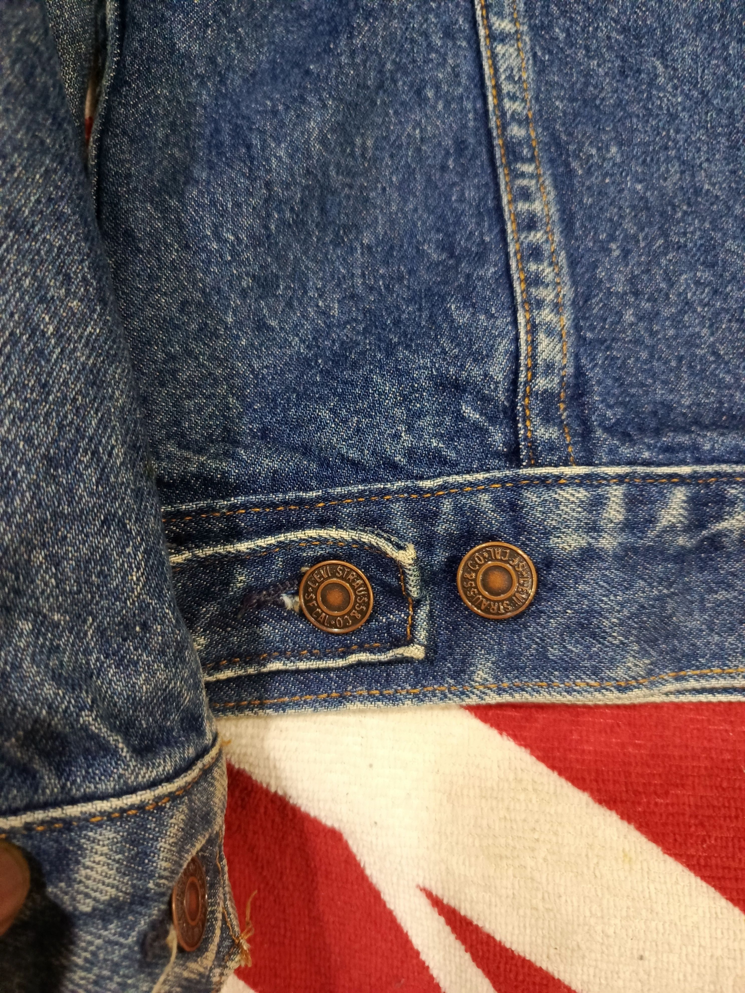 Levi's Vintage 90s Levi's Blanket Lined ORIGINAL Trucker Jacket Size US M / EU 48-50 / 2 - 5 Thumbnail