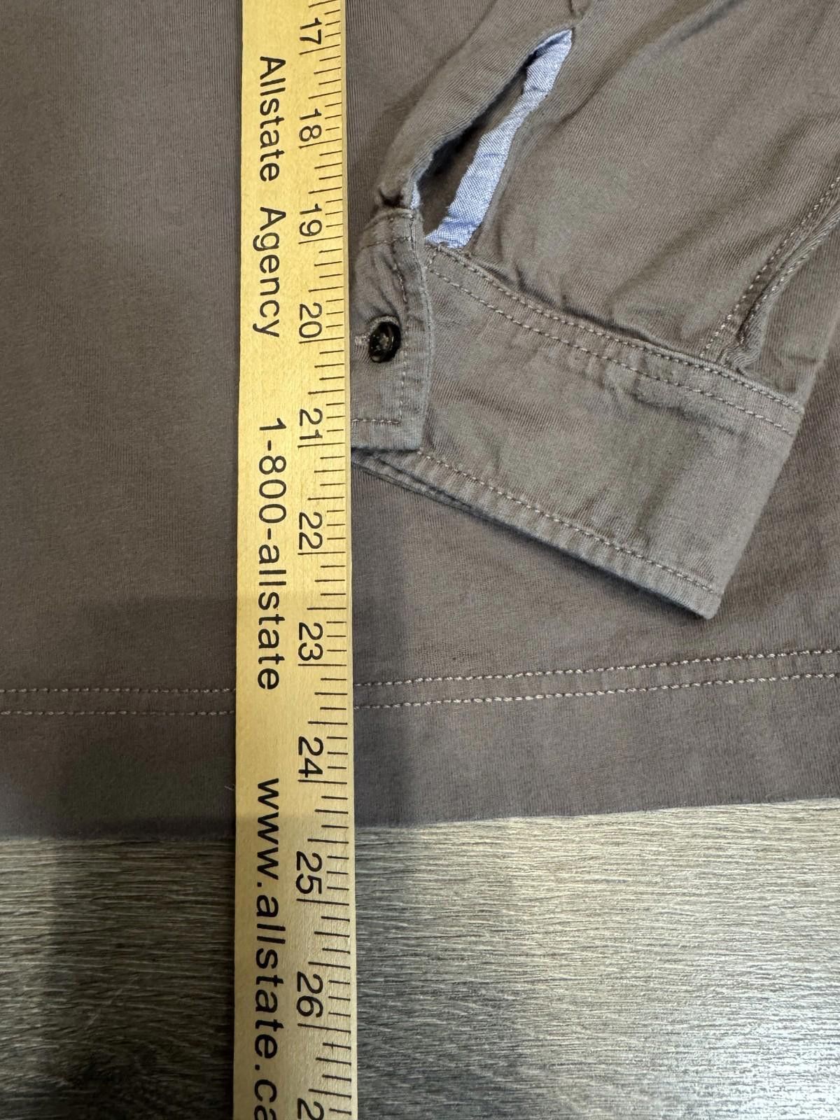 Massimo Dutti Massimo Dutti Long Sleeve Polo Shirt Men’s Grey Casual Fit Size US XL / EU 56 / 4 - 7 Thumbnail