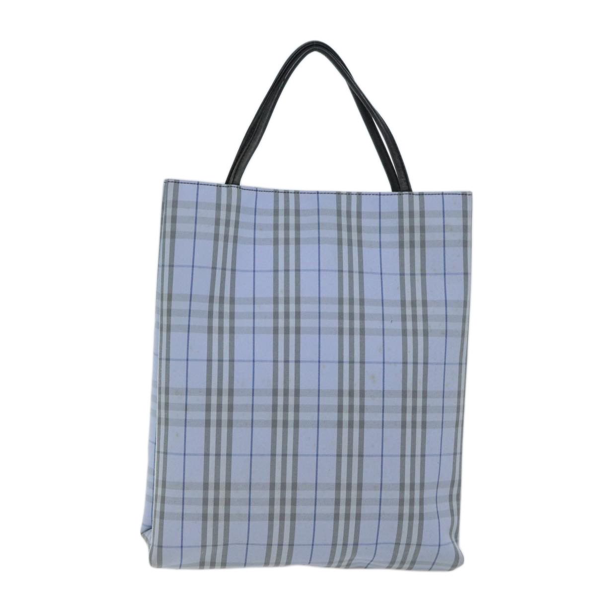 Burberry Nova Check Blue Canvas Tote Bag (Pre-Owned) Size ONE SIZE - 1 Thumbnail