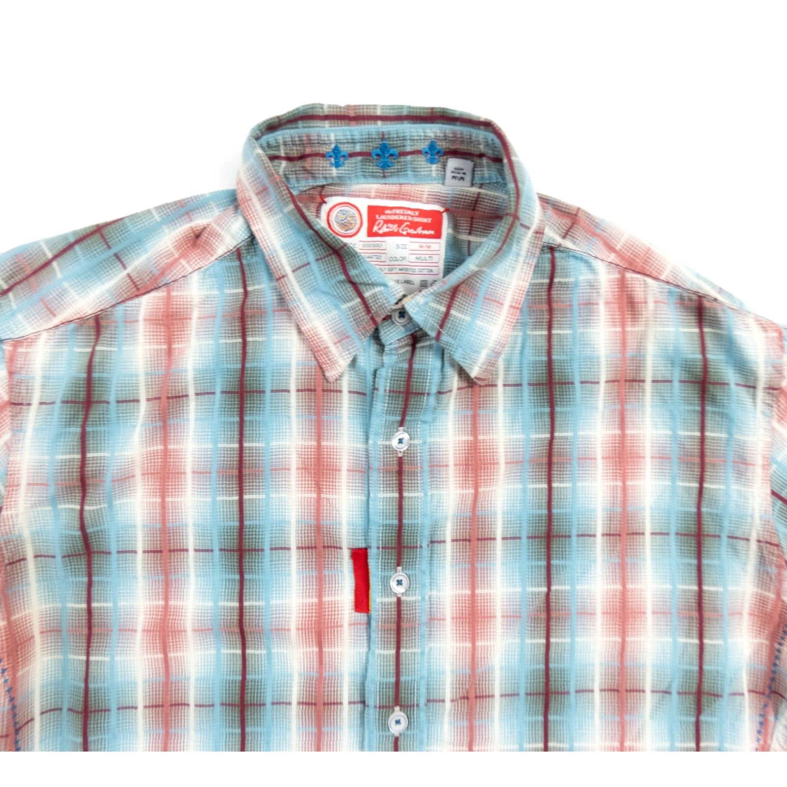 Robert Graham Robert Graham Check Button-Up Shirt Mens Medium Long Sleeve Multicolor Casual Outdoor Size US M / EU 48-50 / 2 - 2 Thumbnail