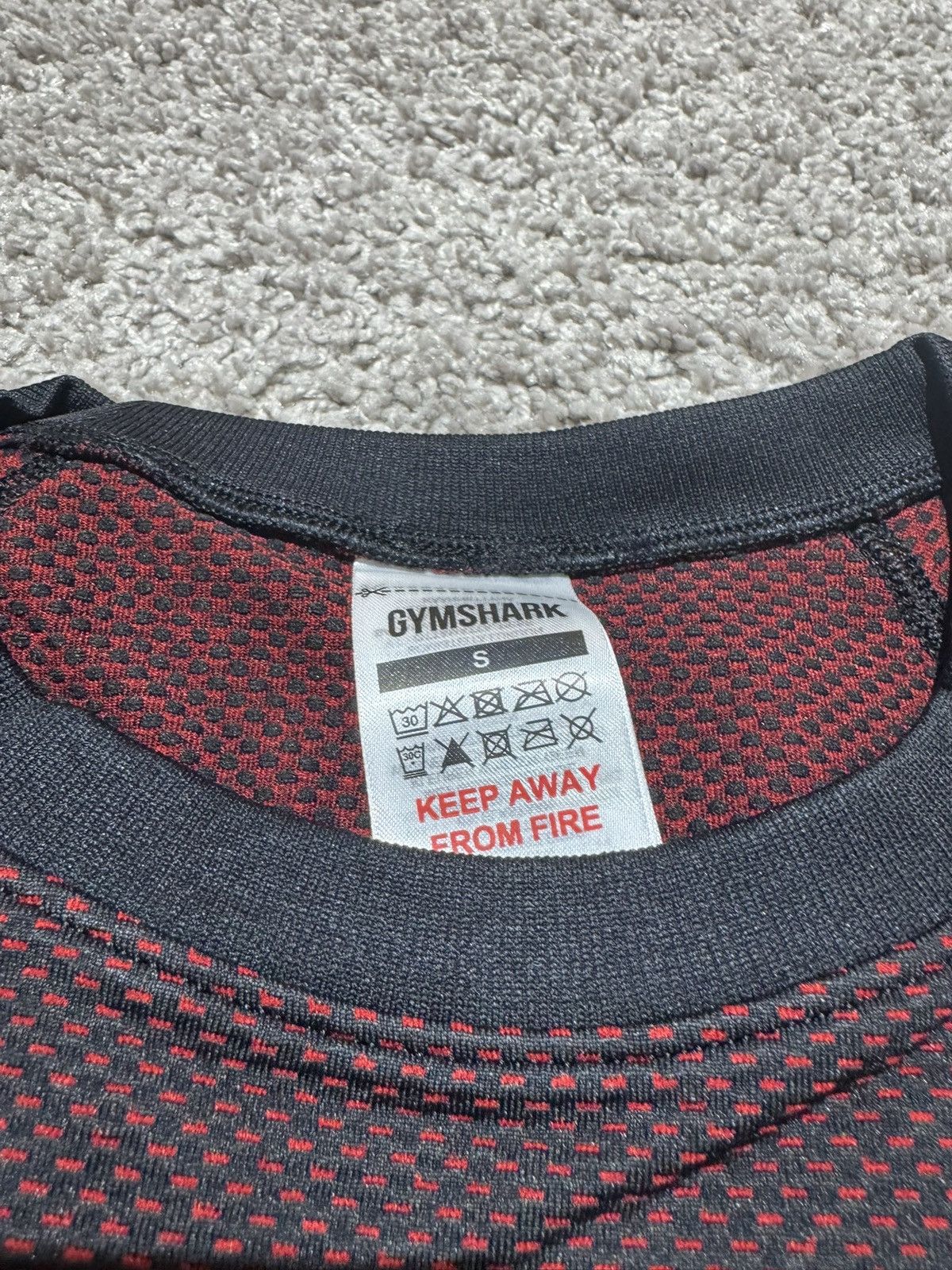Gymshark Onyx V5 Carmine Red Long-sleeve Compression Shirt Size US S / EU 44-46 / 1 - 2 Thumbnail