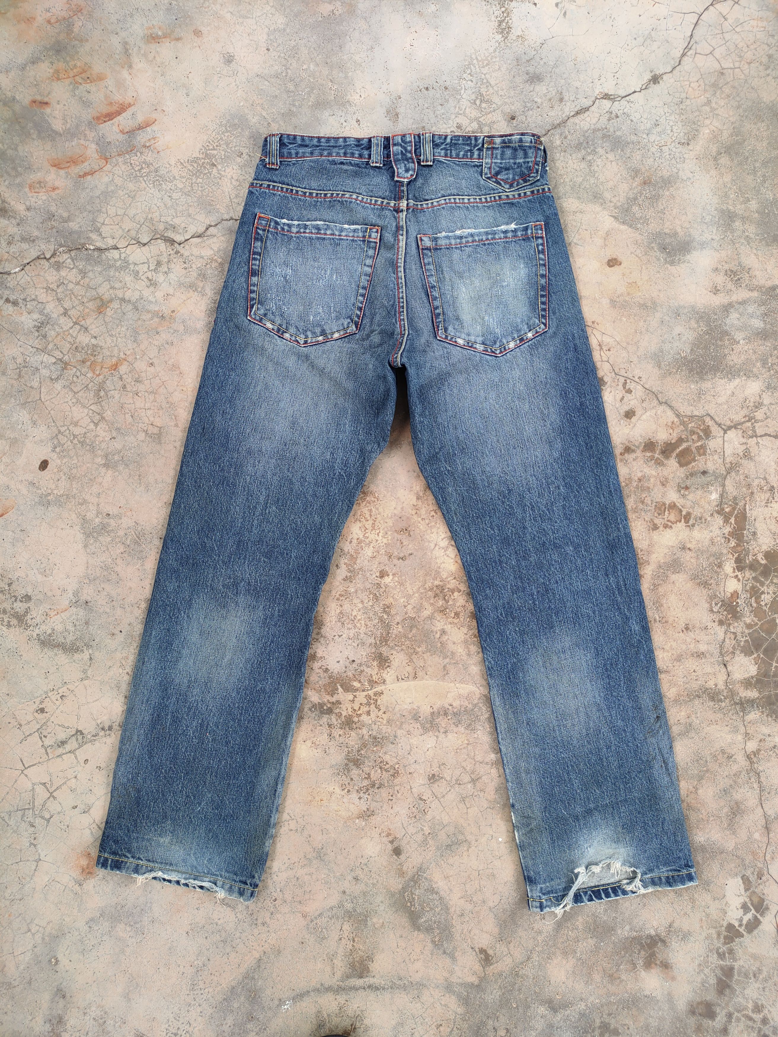 Japanese Brand × Jean × Vintage W32 VINTAGE CO CONFUSE FADED JEANS DENIM PANTS Size US 32 / EU 48 - 3 Thumbnail