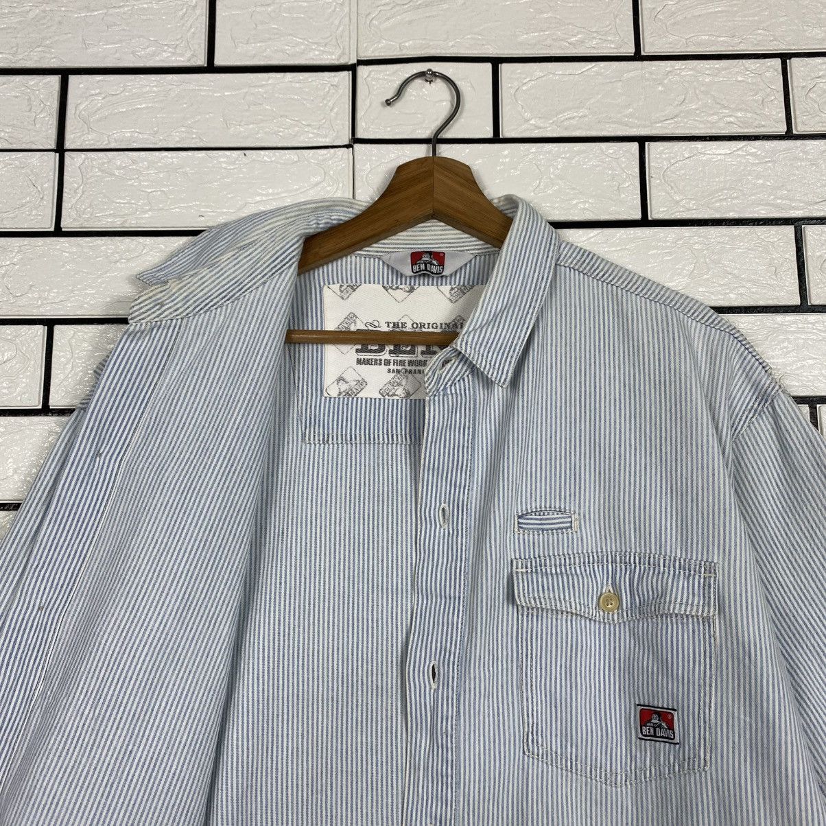 Ben Davis 🔥VINTAGE HICKORY CHORE JACKET STRIPED BEN DAVIS Size US XL / EU 56 / 4 - 13 Thumbnail