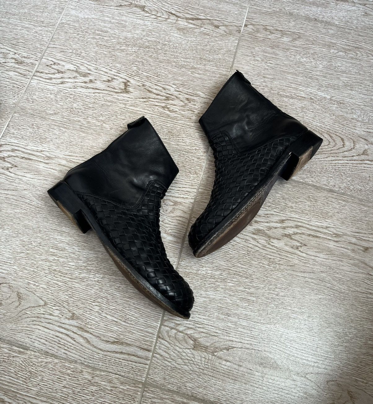 The Last Conspiracy The Last Conspiracy Bottega Veneta Style Leather Boots 90s Size US 6.5 / EU 39-40 - 10 Thumbnail