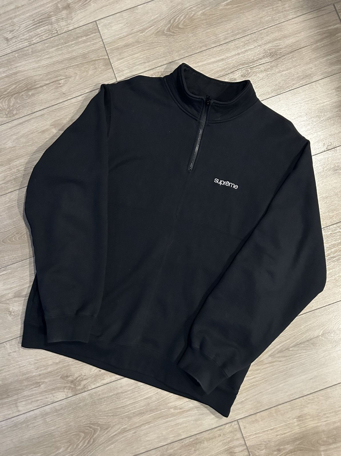 Supreme Supreme Color Blocked Half Zip Sweatshirt Size US XL / EU 56 / 4 - 1 Thumbnail