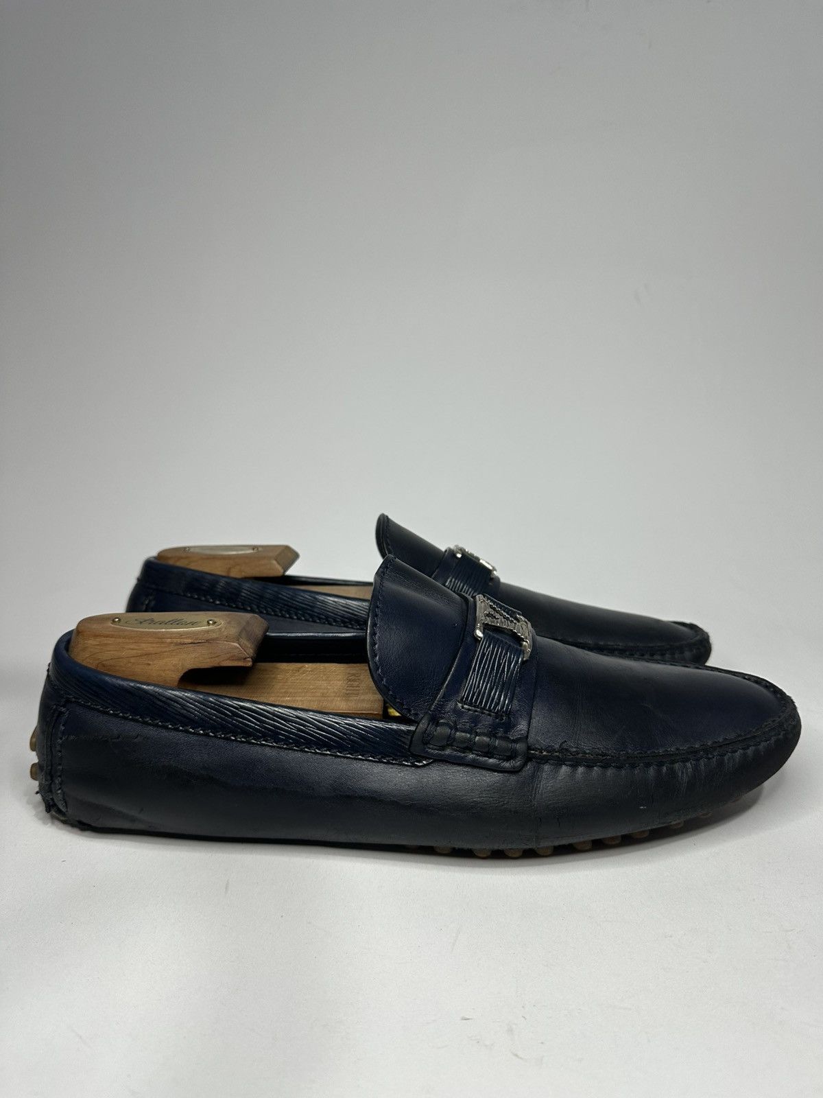Louis Vuitton Louis Vuitton Monte Carlo Moccasin Dark Blue Driving Loafer Size US 10.5 / EU 43-44 - 1 Thumbnail