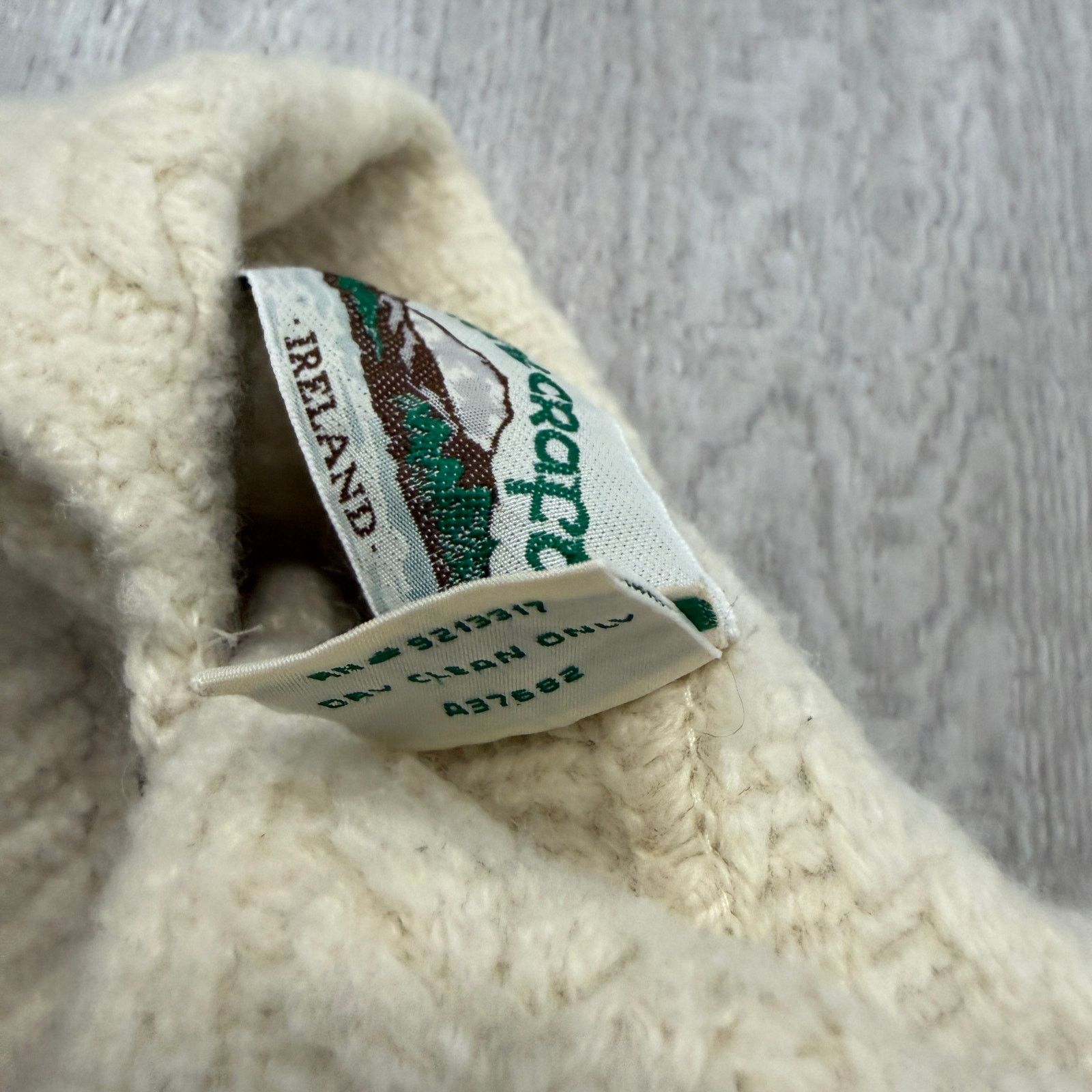 Vintage Original Aran Co Knit Coat Cardigan Sweater Women's Small Size S / US 4 / IT 40 - 7 Thumbnail
