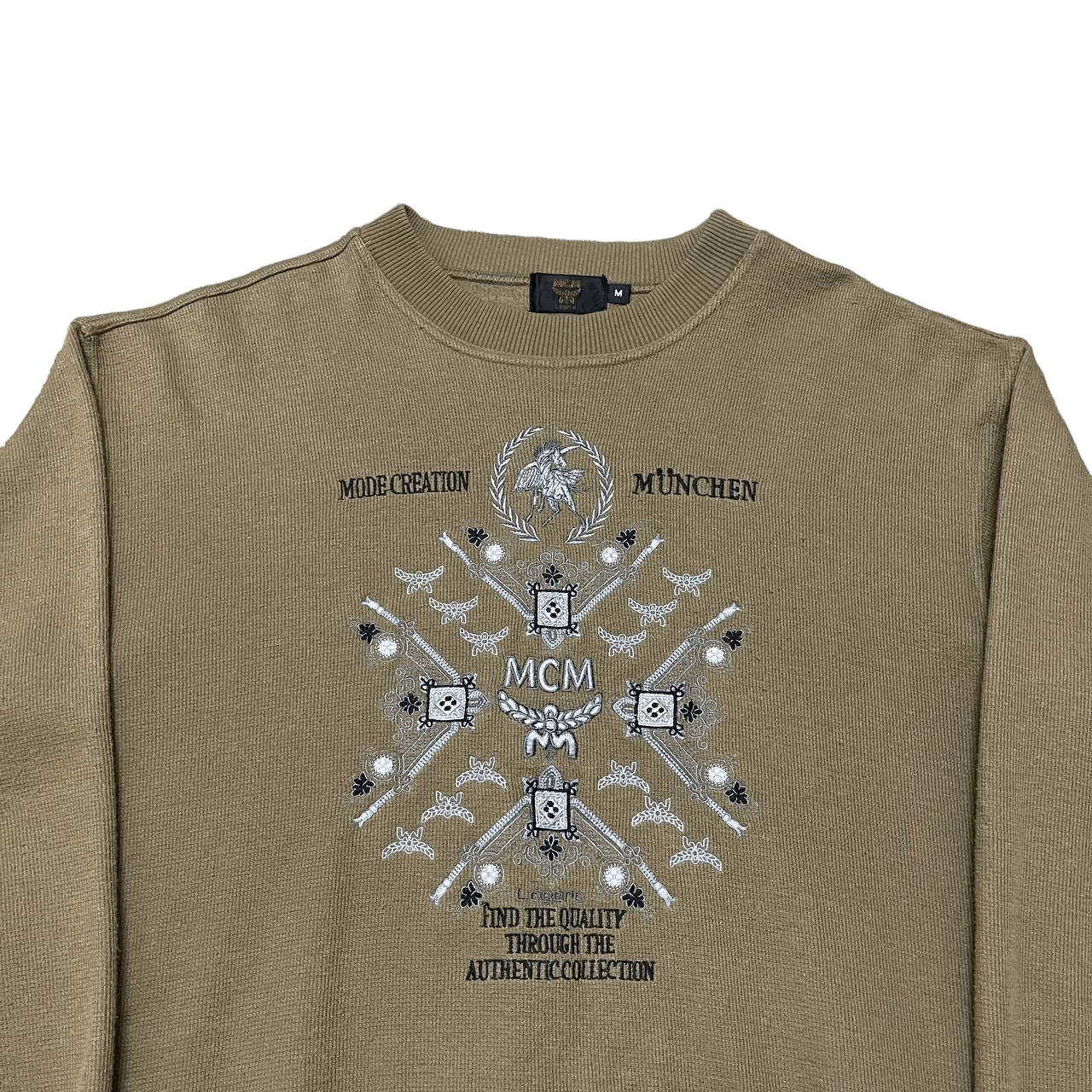 MCM Vintage MCM Mode Creation Muchen Sweatshirt Embroidery Size US M / EU 48-50 / 2 - 2 Thumbnail