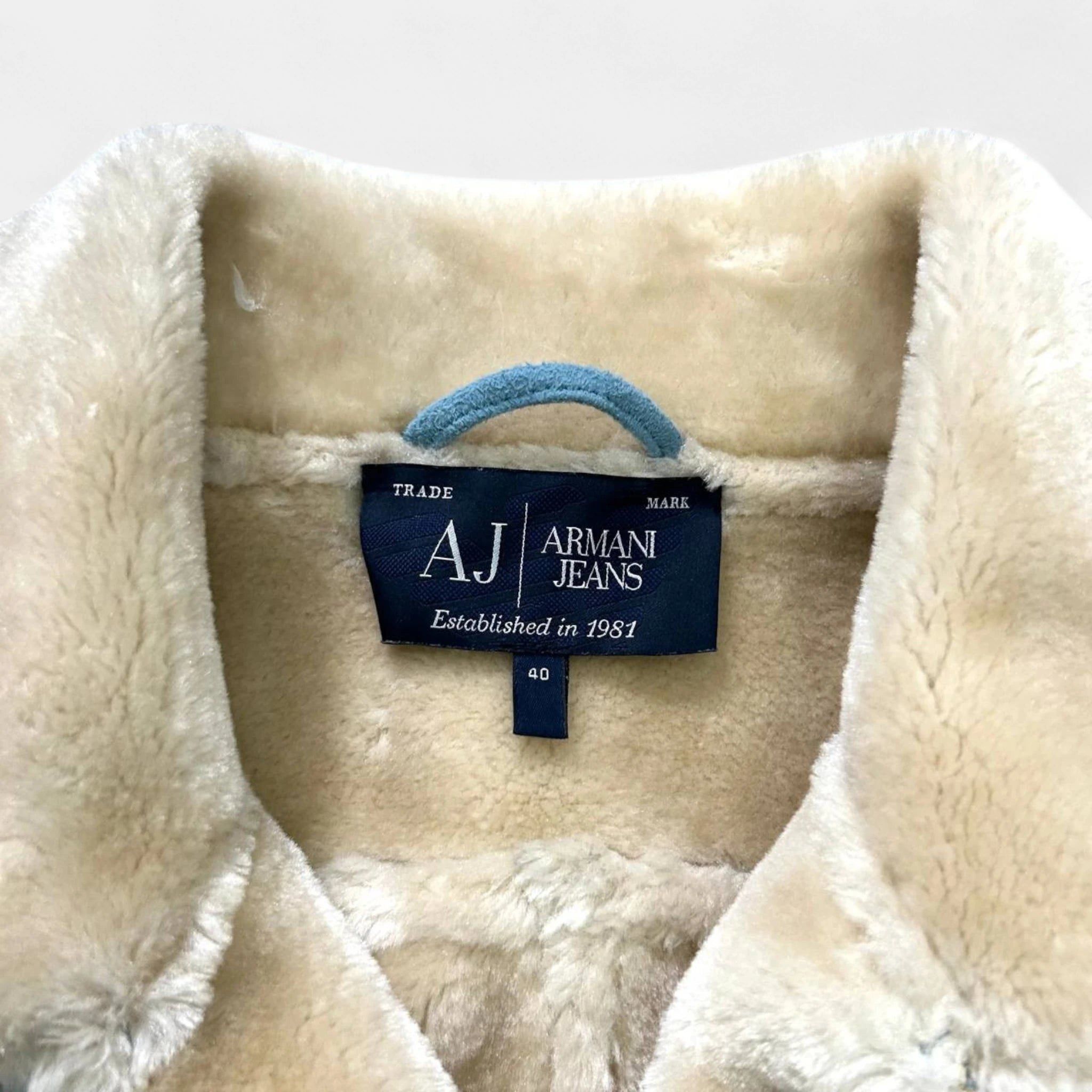 Armani Armani Jeans Suede Baby Blue Jacket Size S / US 4 / IT 40 - 4 Thumbnail