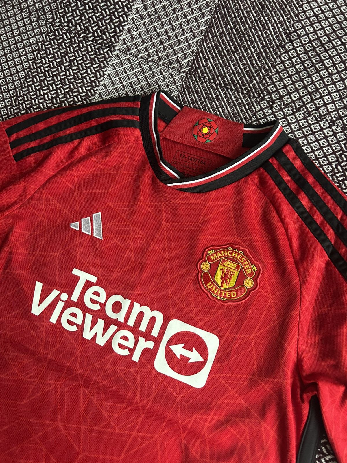 Adidas Adidas Manchester United 164cm 13-14Y Sports Football Jersey Size US XS / EU 42 / 0 - 3 Thumbnail