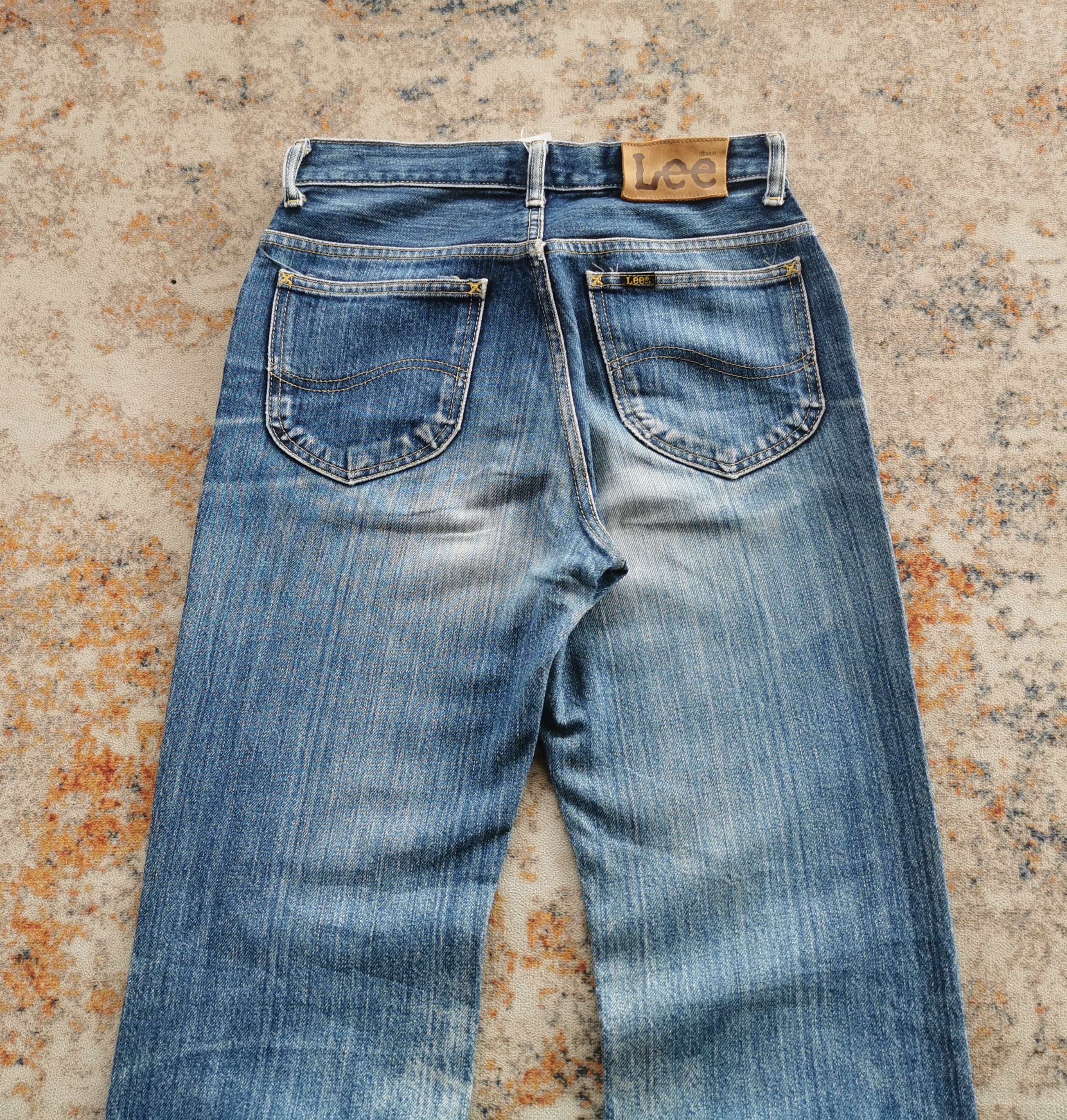 Lee VINTAGE LEE FLARE DISTRESSED JEANS BOOTCUT FADED PANTS Size US 26 / EU 42 - 10 Thumbnail