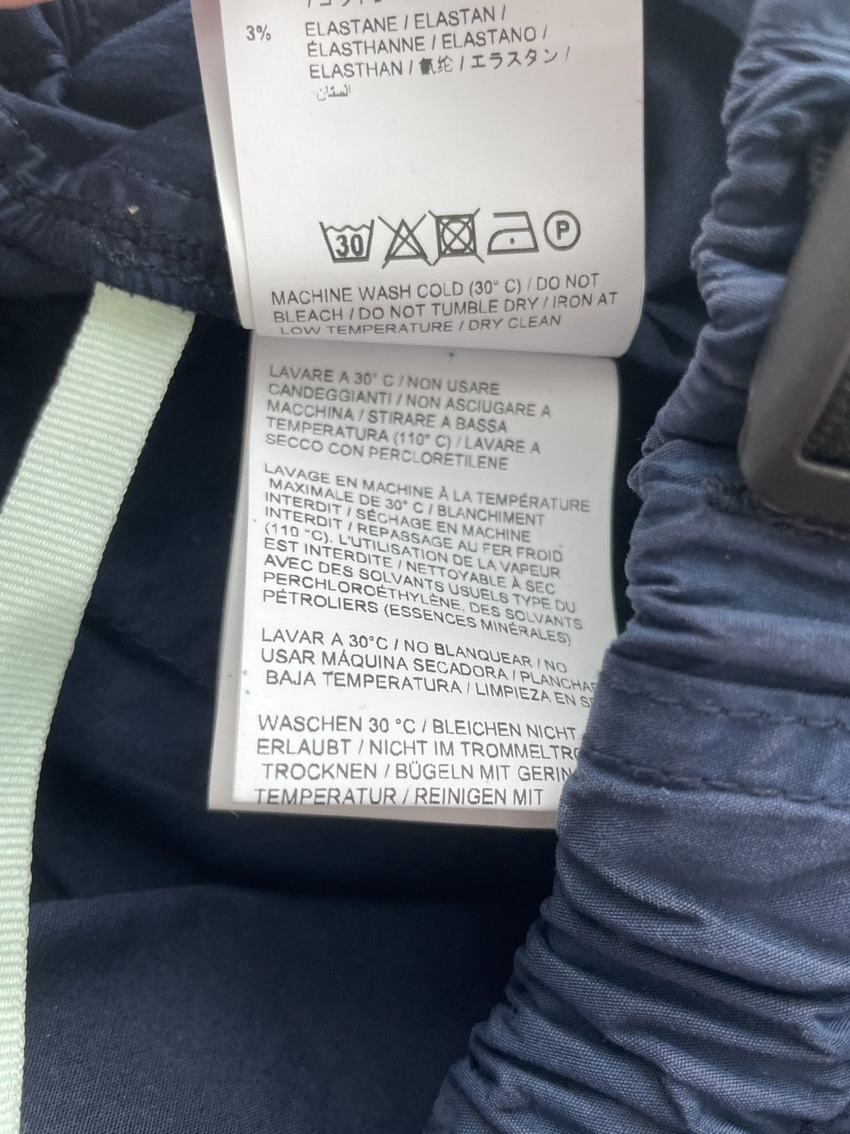 Off-White Off-White “CARGO PANT” Navy FW18 Size US 31 - 6 Thumbnail