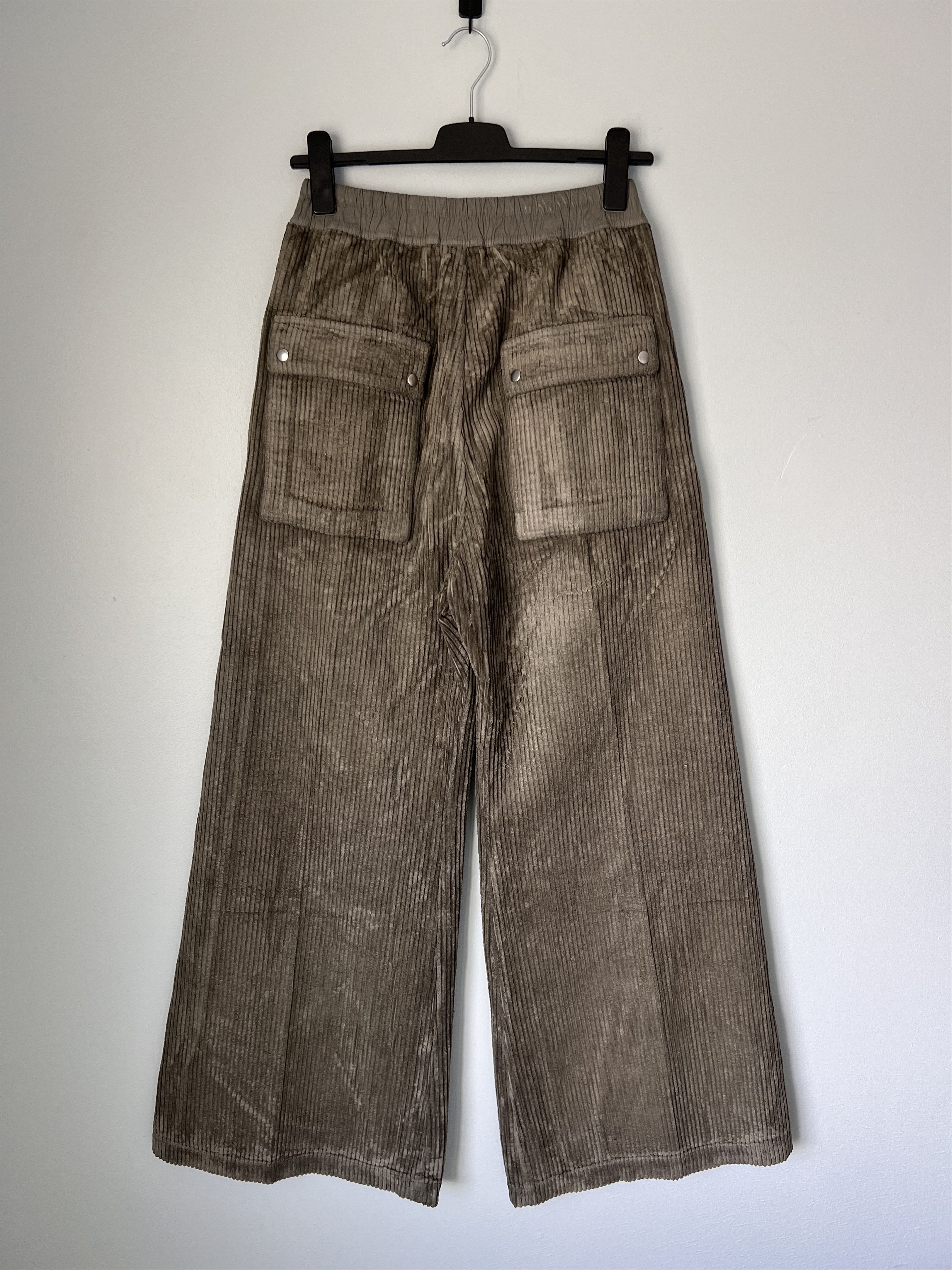 Rick Owens Drkshdw Rick Owens DRKSHDW Corduroy Geth Belas in Dust Size US 32 / EU 48 - 5 Thumbnail