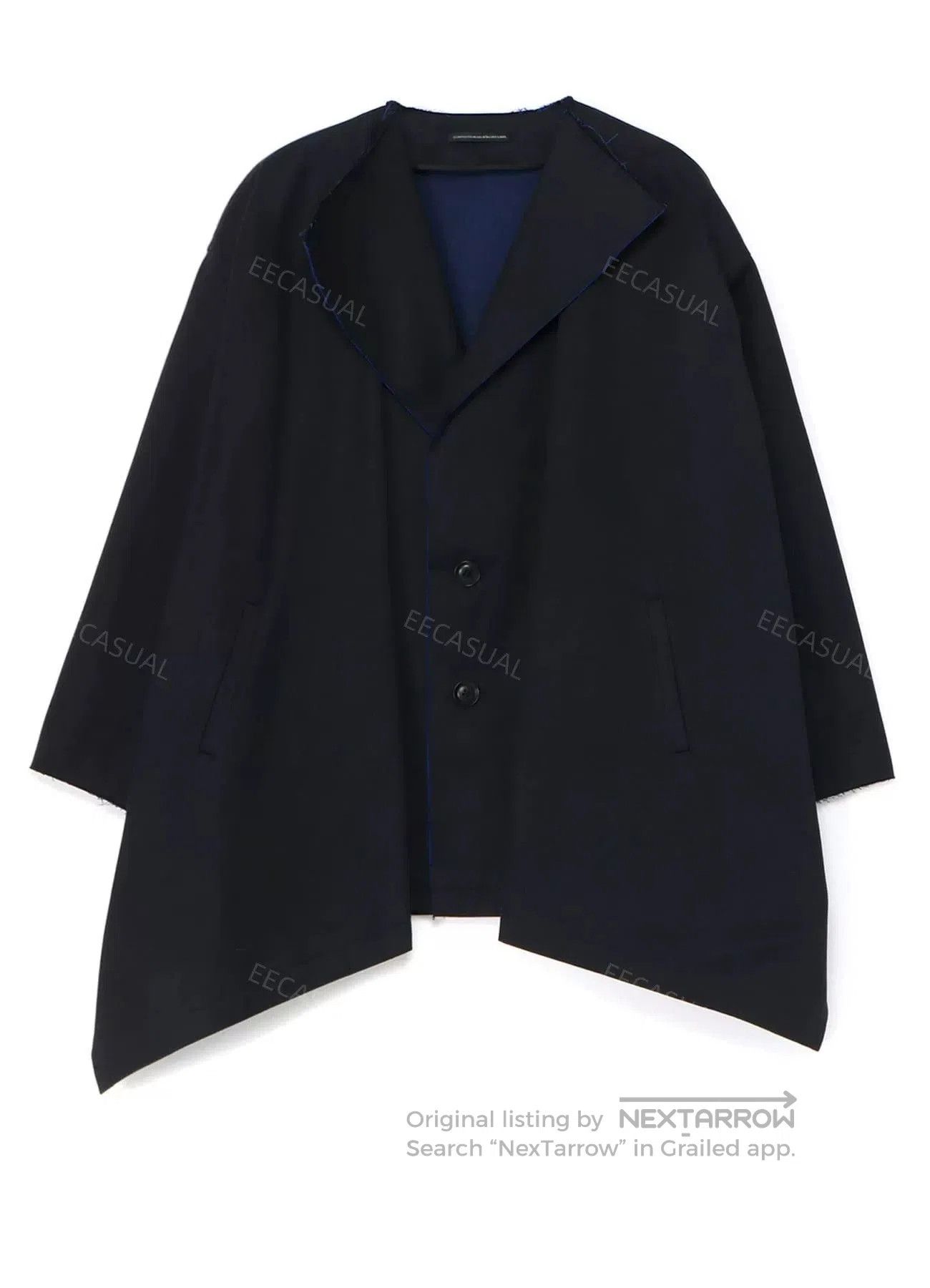 Other Asymmetrical Double Faced Coat by Yamamoto. Size M / US 6-8 / IT 42-44 - 8 Thumbnail