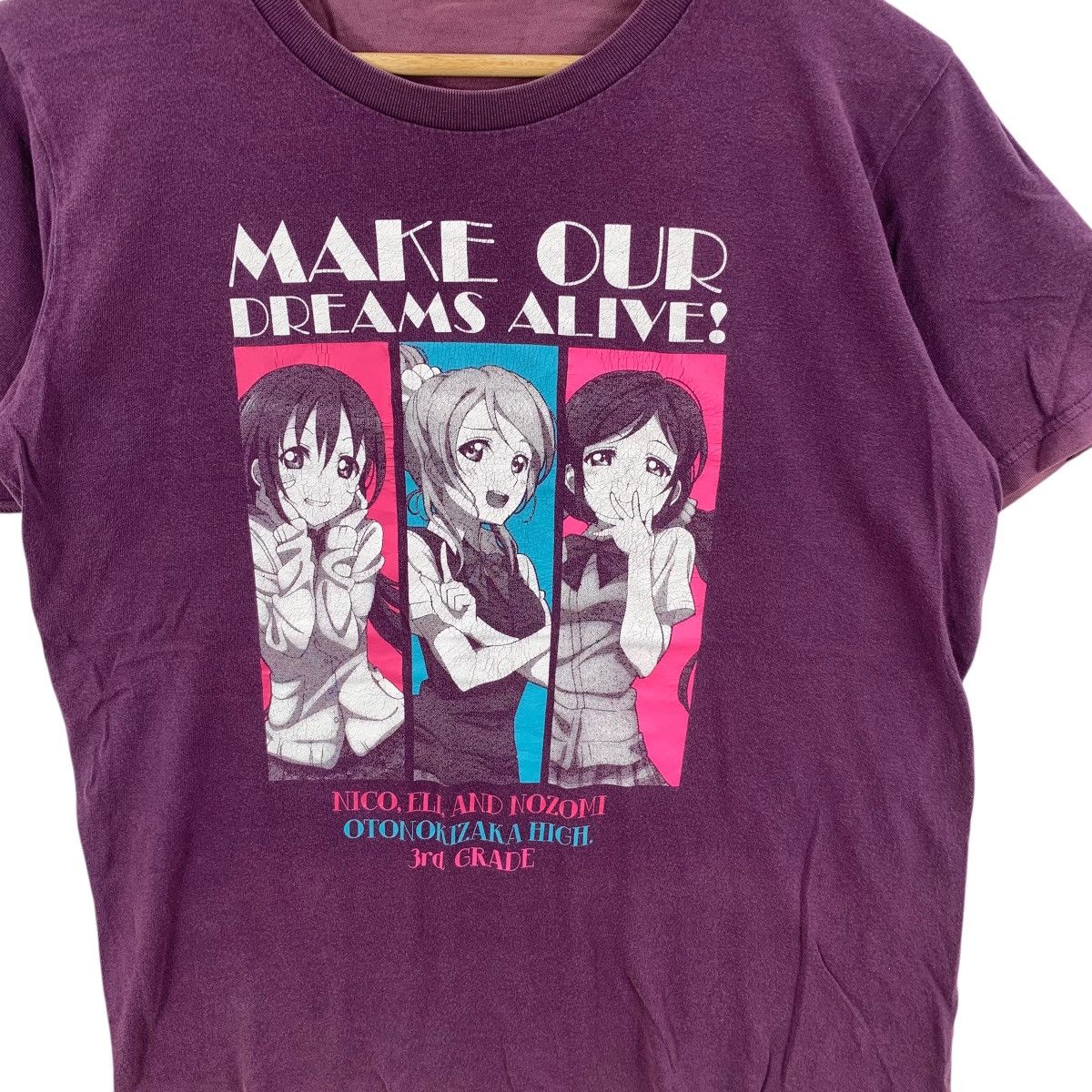 Anime ANIME LOVE LIVE School Idol Project Otonokizaka Tee Shirt Size US M / EU 48-50 / 2 - 6 Thumbnail