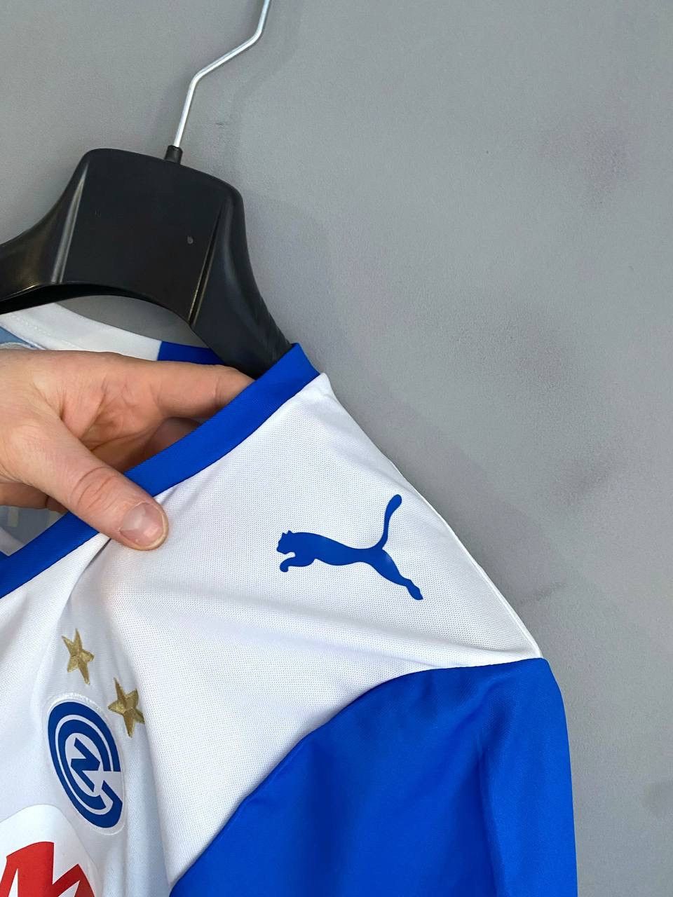 Puma Grasshopper Zurich 2013/14 Home Soccer Jersey Autograph Team Size US XL / EU 56 / 4 - 14 Thumbnail
