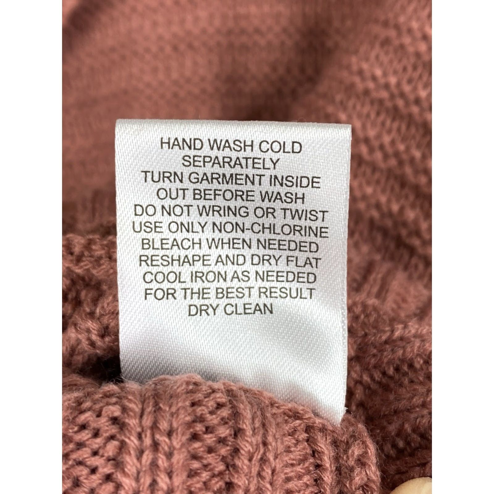 Vintage VINTAGE Pink Rose Junior Sweater M Pink Turtleneck Cable Knit Pullover Cropped NWT Size M / US 6-8 / IT 42-44 - 5 Thumbnail
