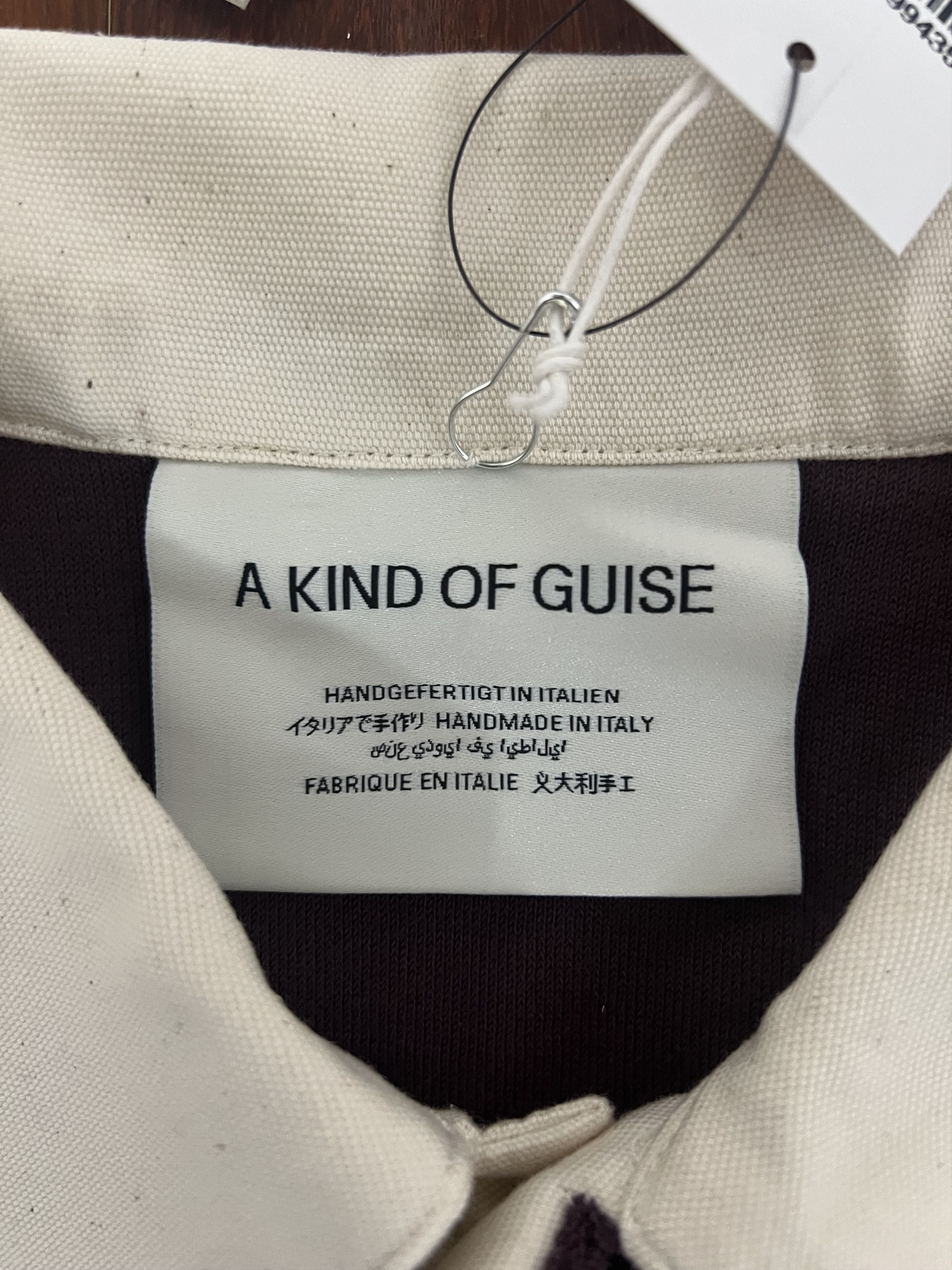 A Kind Of Guise 💚 A Kind of Guise Rayk Rugby Shirt Lavender Velvet NEW Size US M / EU 48-50 / 2 - 9 Thumbnail