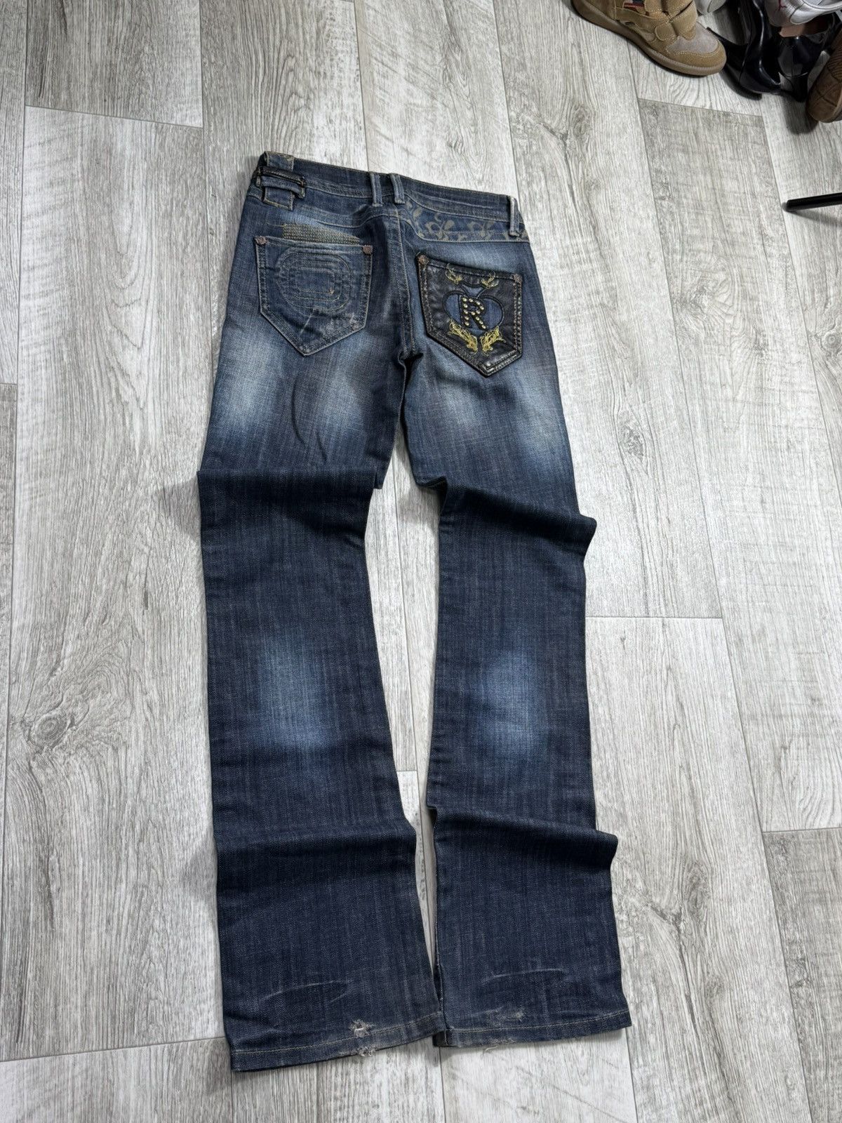 Japanese Brand Japanese brand feared jeans Y2K big logo streetwear crazy Size US 27 - 2 Thumbnail