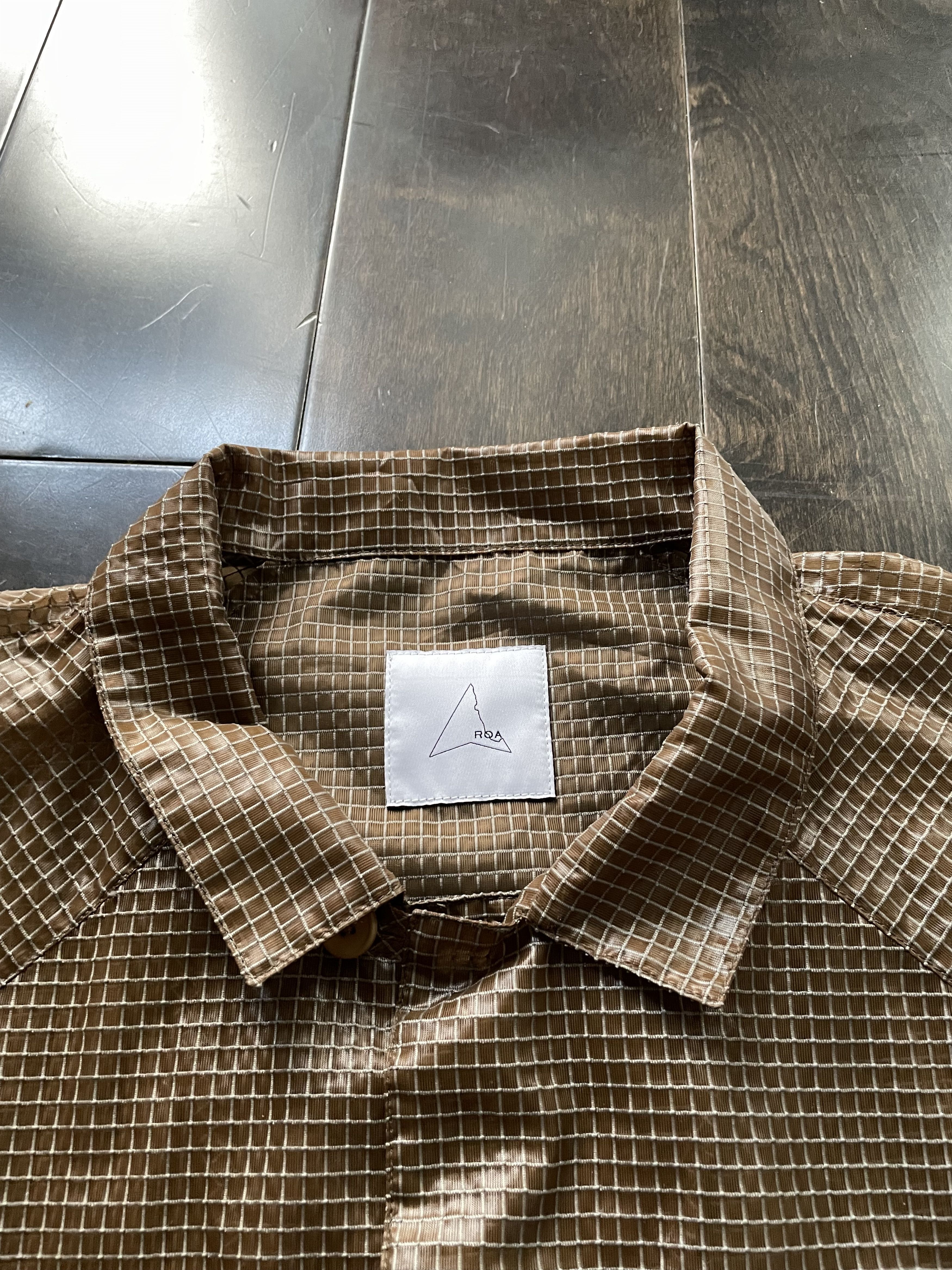 ROA ROA Long Sleeve Camp Collar Shirt Jacket - Brown Size US L / EU 52-54 / 3 - 4 Thumbnail