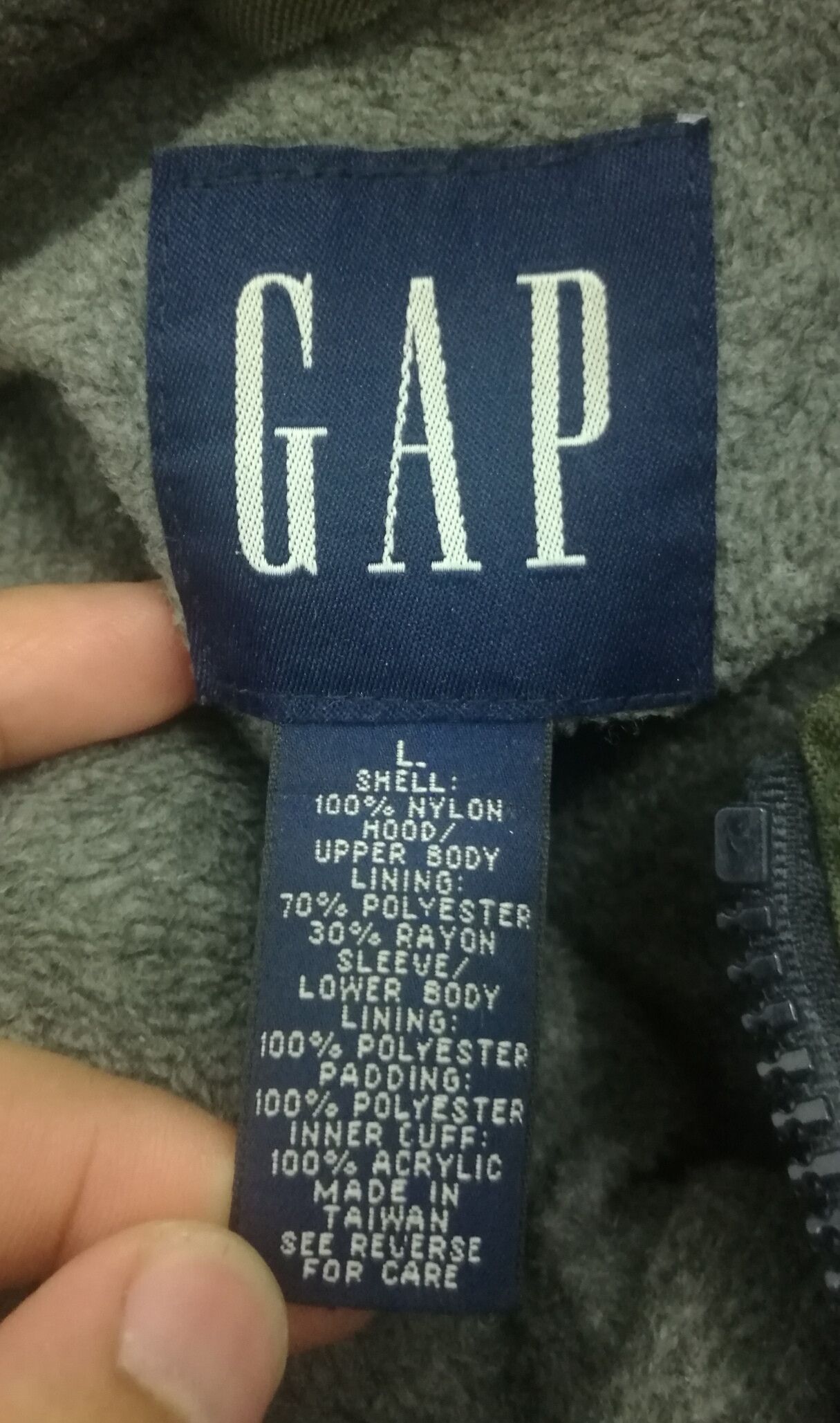 Gap Vintage Gap Military Hoodie Jacket Size US XXL / EU 58 / 5 - 7 Thumbnail